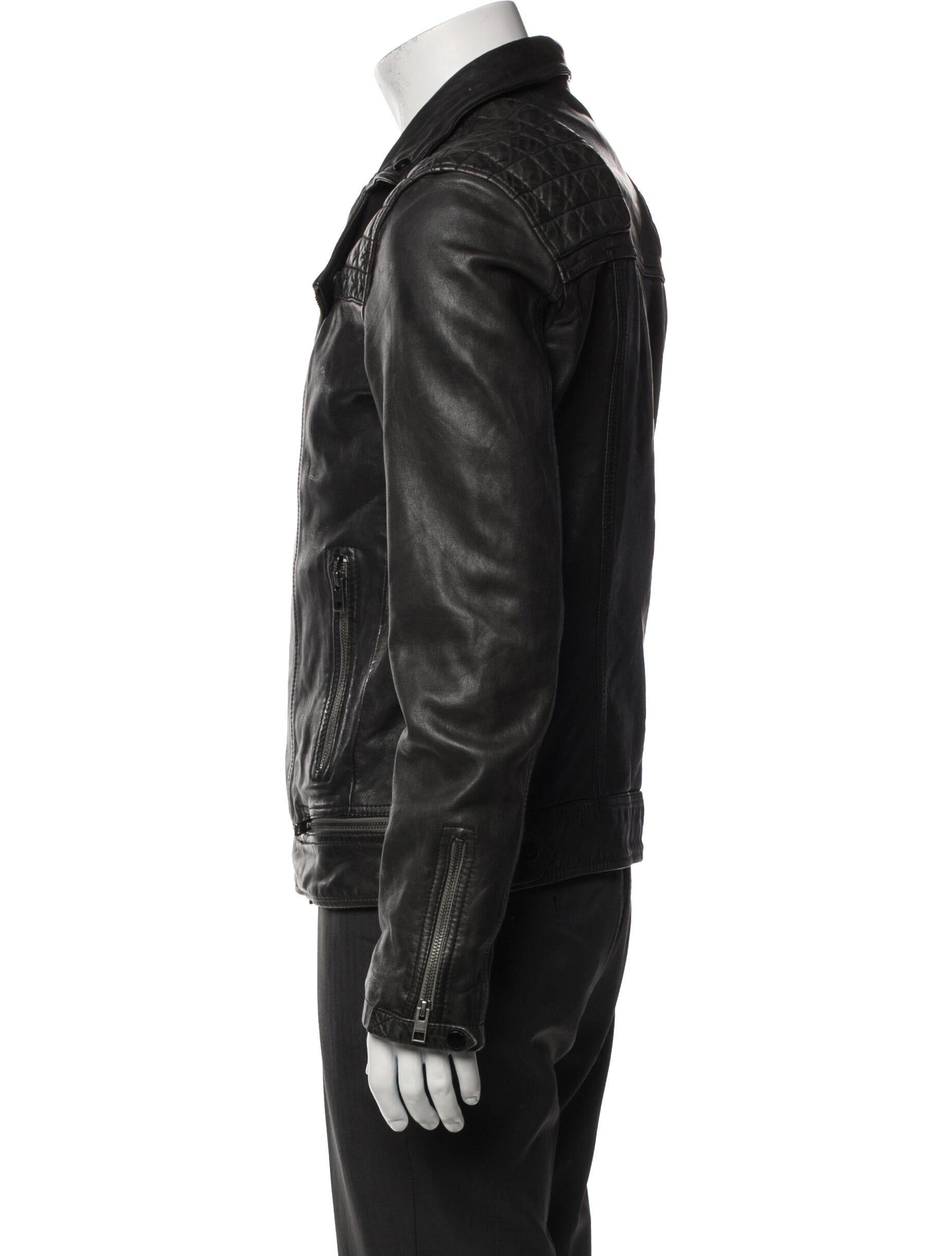 AllSaints Leather Moto Jacket
