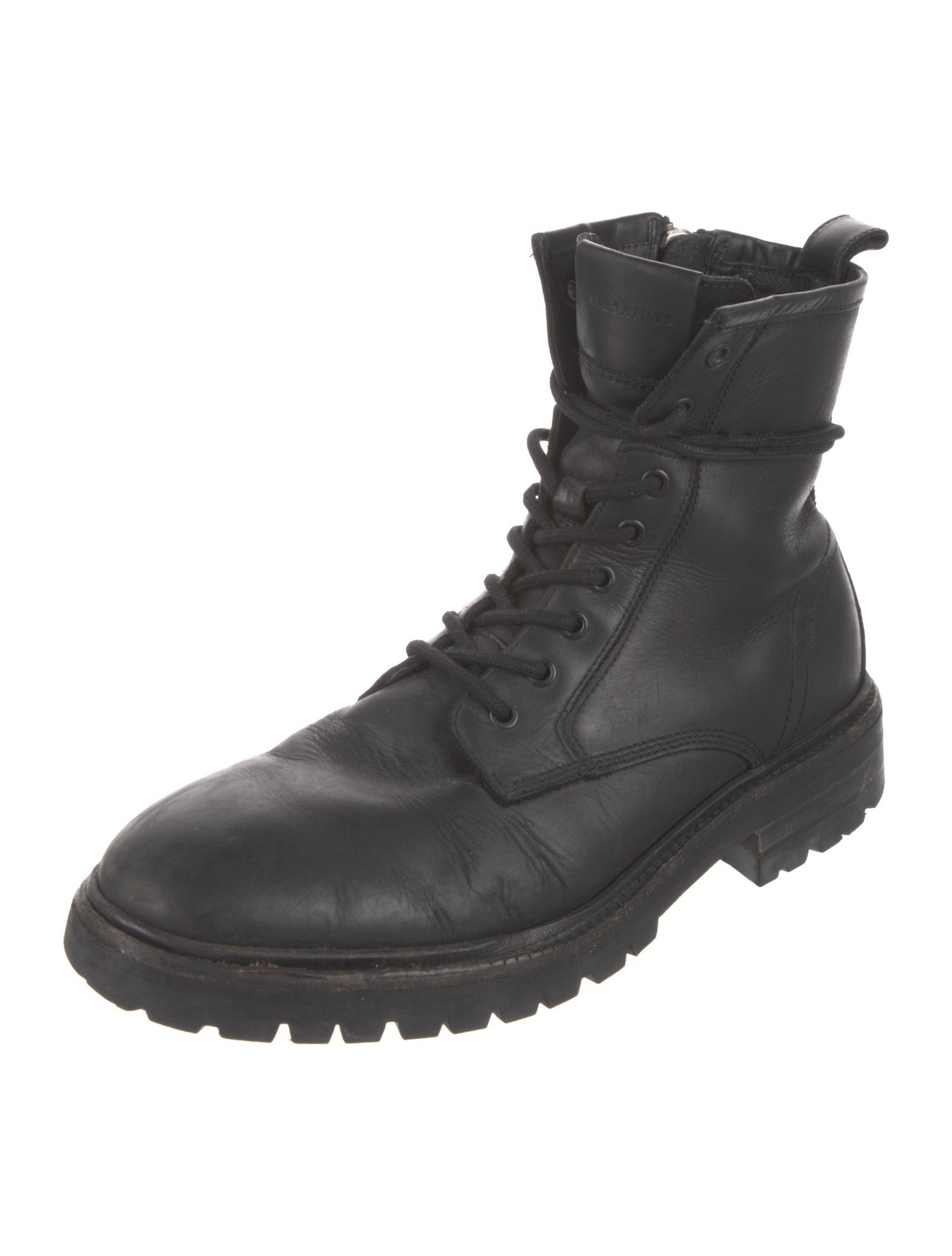 AllSaints Leather Combat Boots