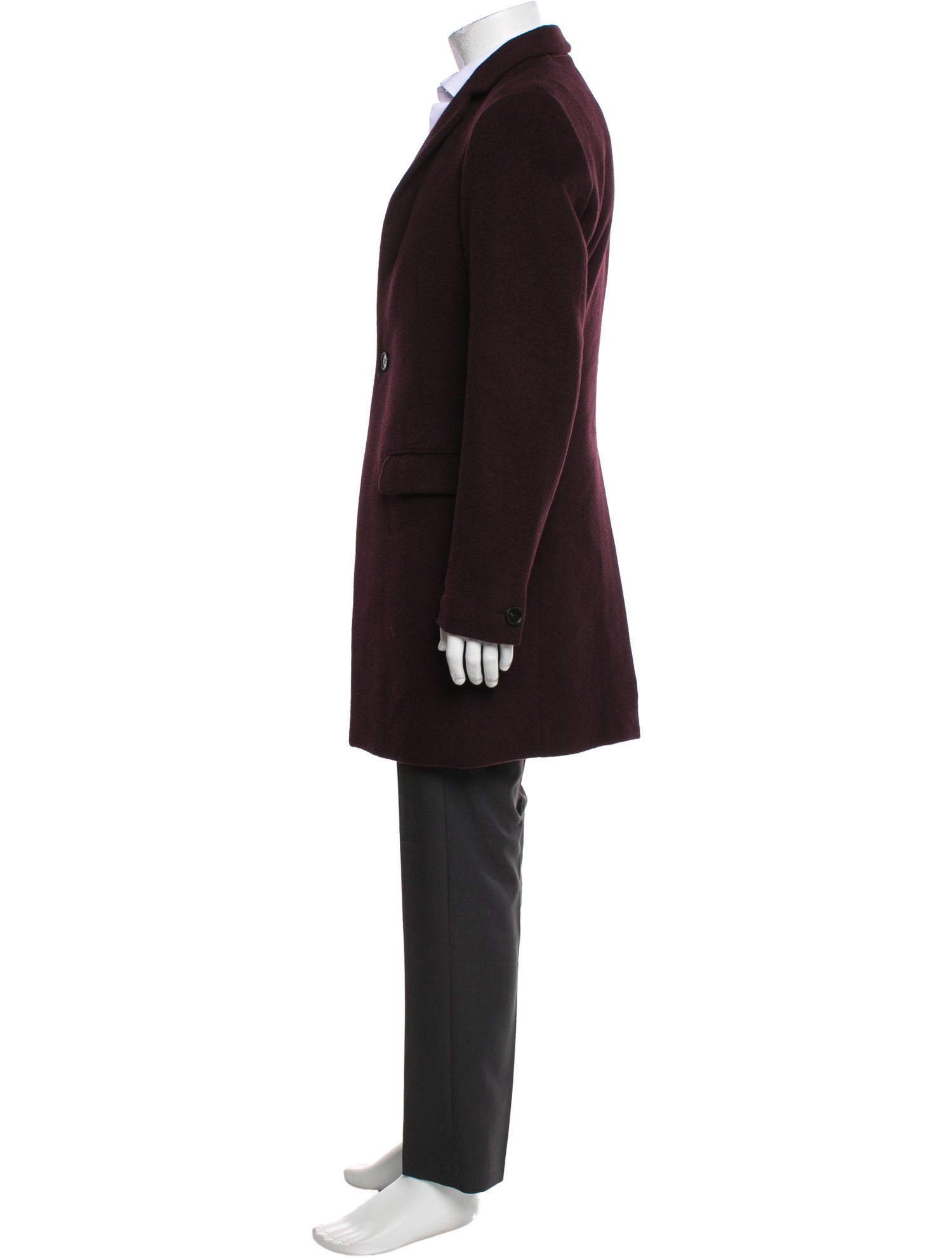 AllSaints Wool Overcoat