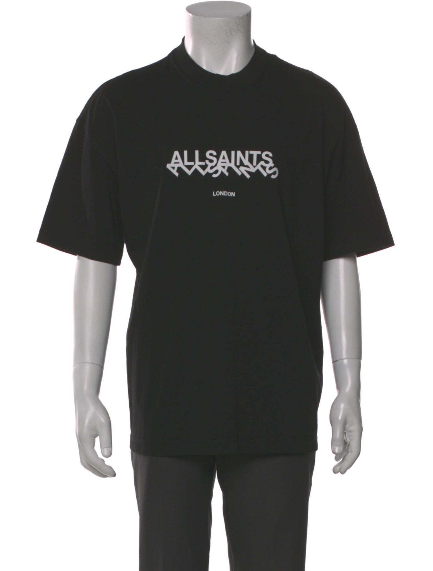 AllSaints Graphic Print Crew Neck T-Shirt w/ Tags