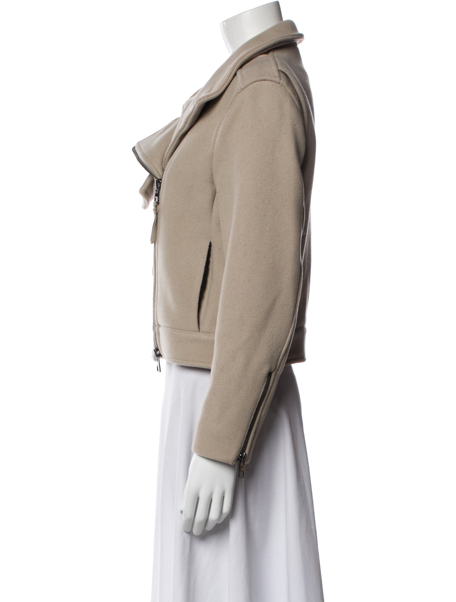 AllSaints Wool Biker Jacket