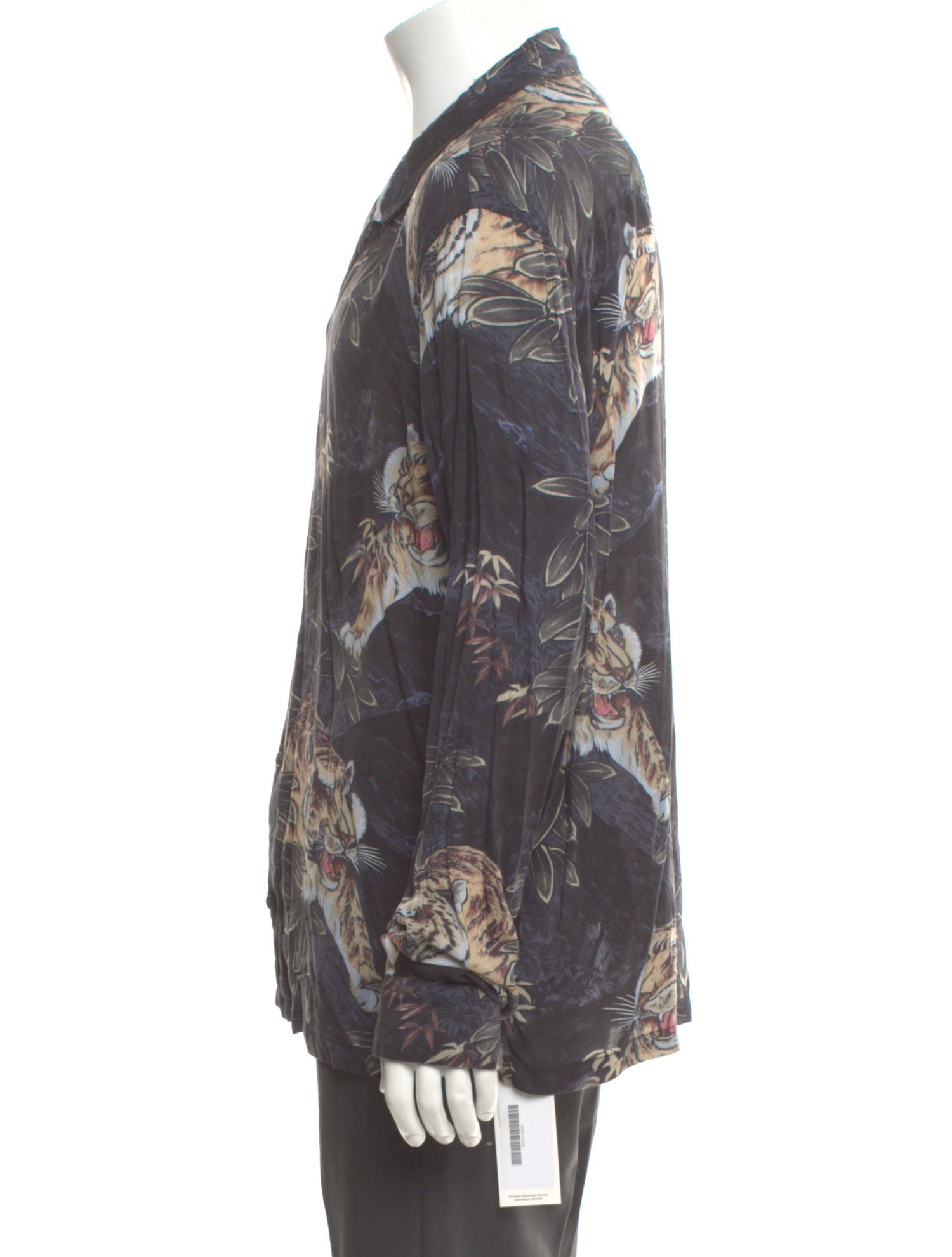 AllSaints Printed Long Sleeve Shirt