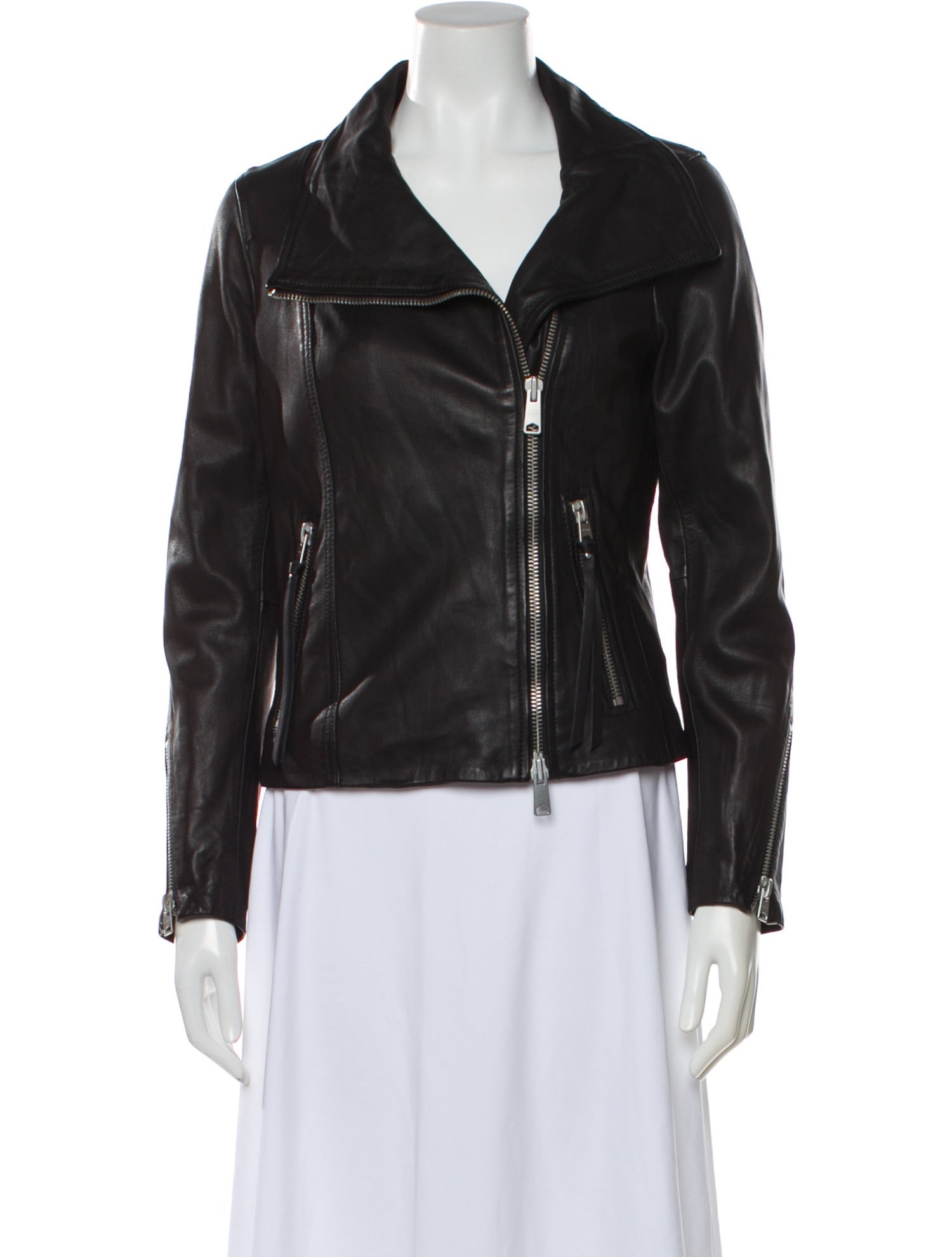 AllSaints Leather Biker Jacket