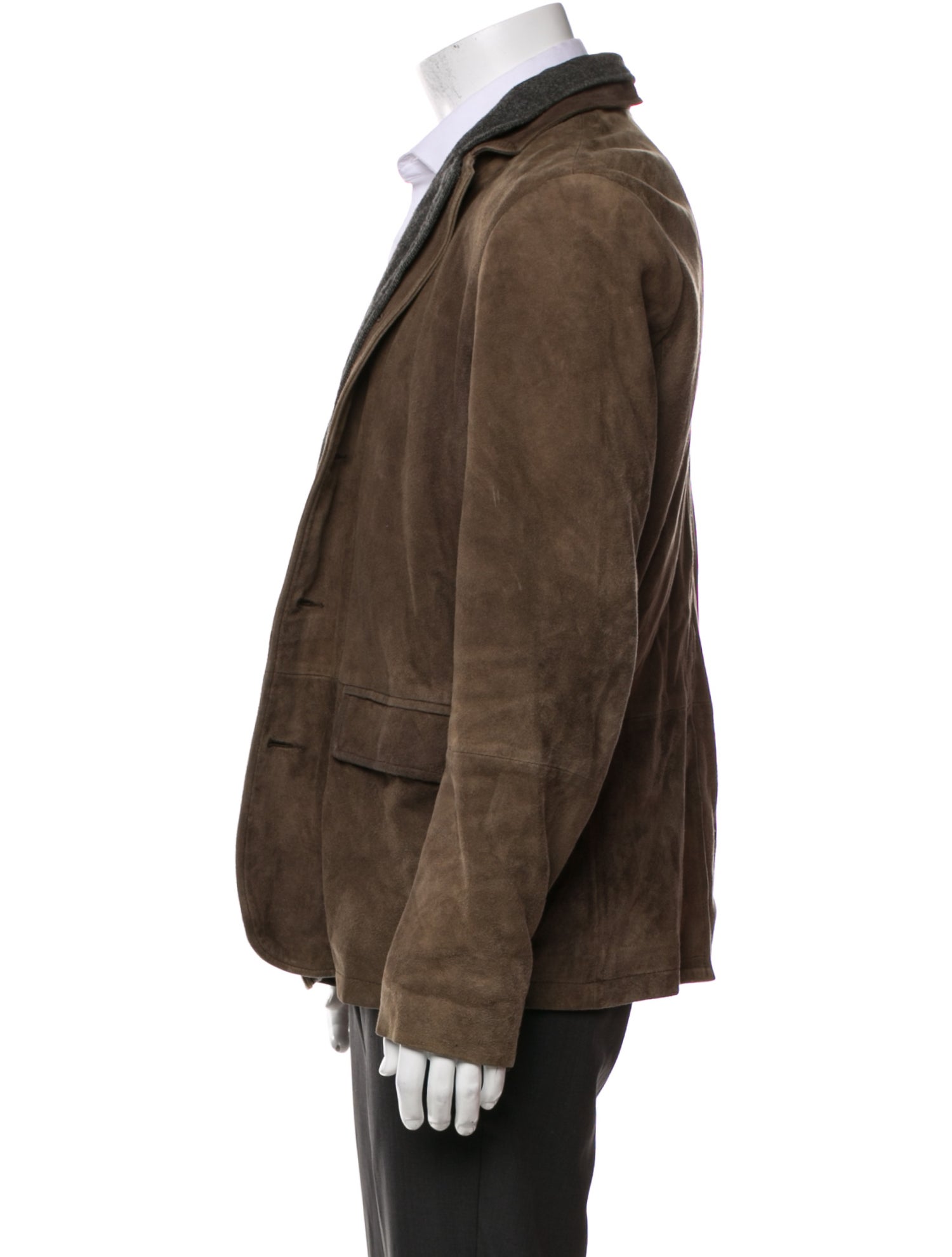 AllSaints Goat Leather Utility Jacket