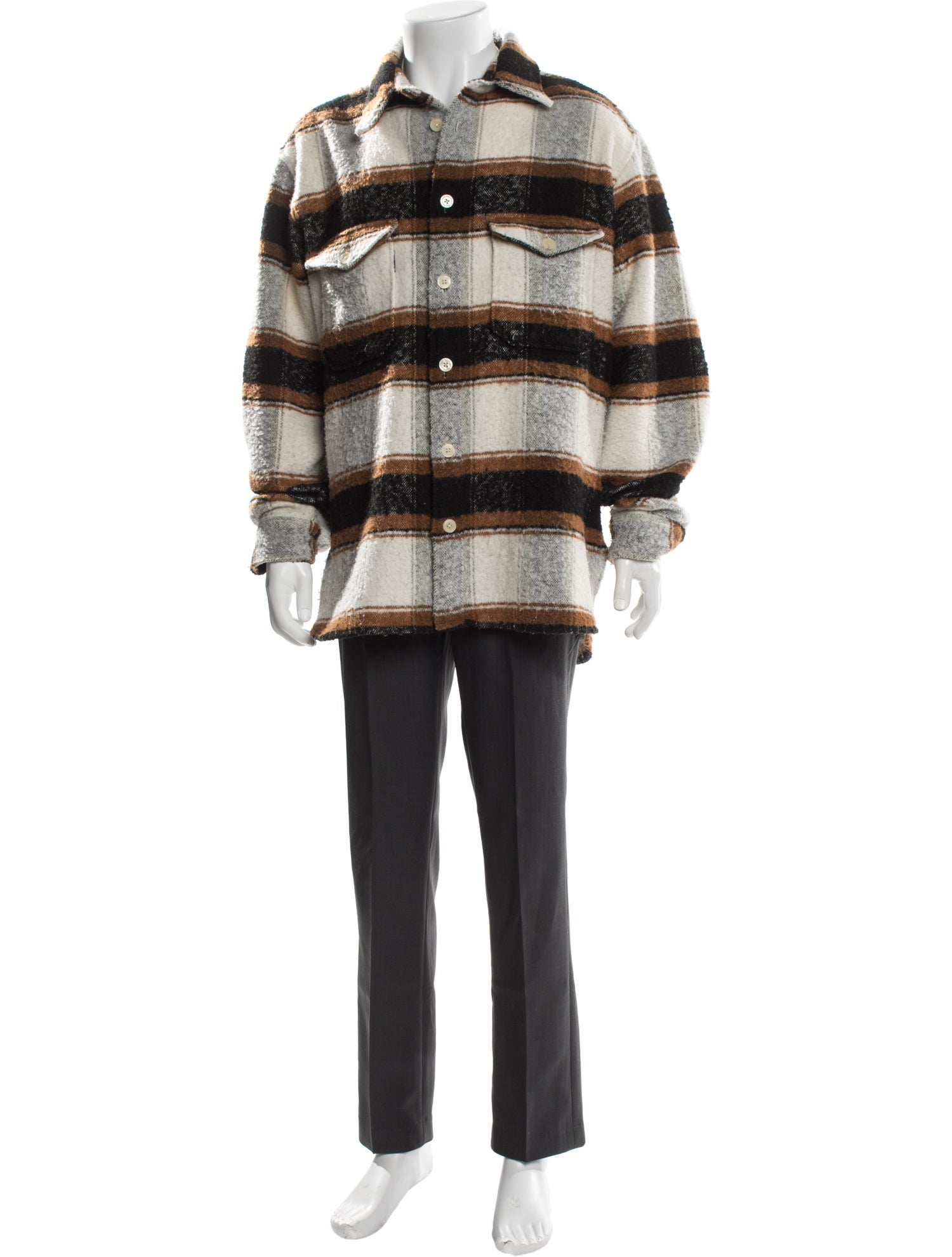AllSaints Plaid Print Jacket