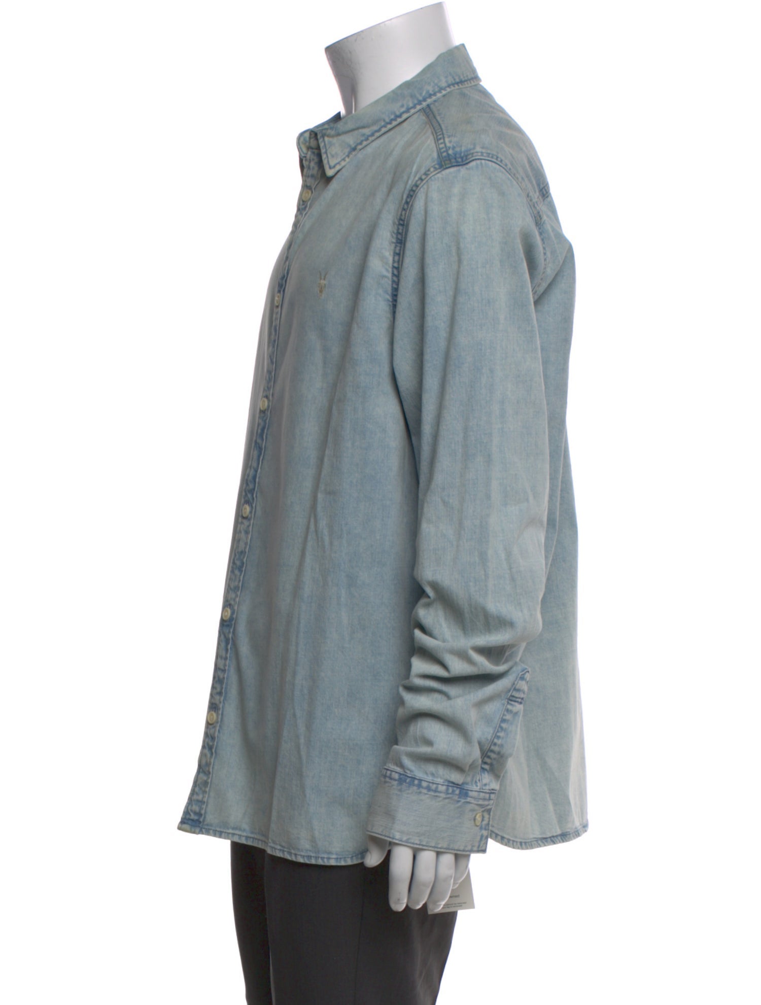 AllSaints Long Sleeve Denim Shirt
