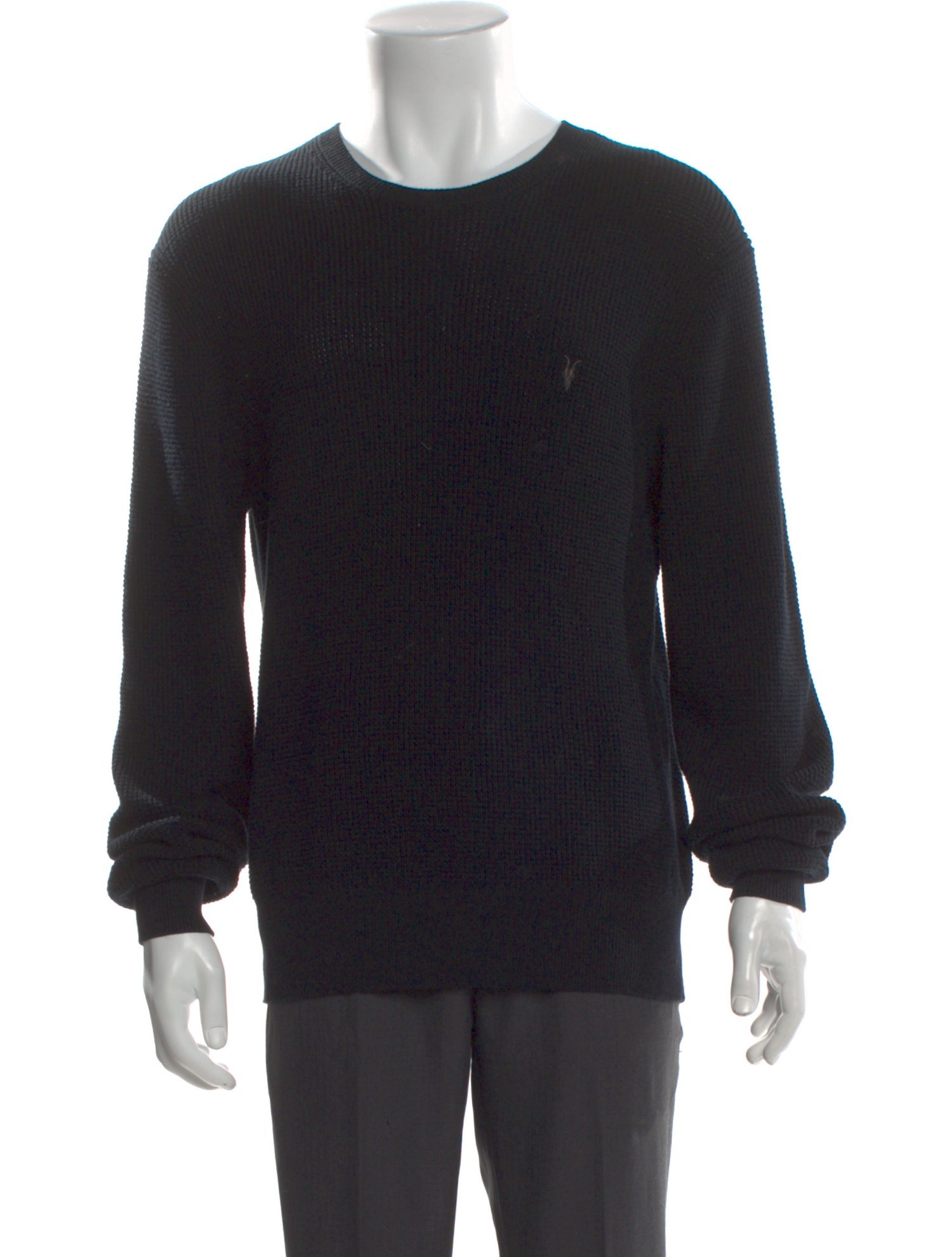 AllSaints Crew Neck Long Sleeve Pullover