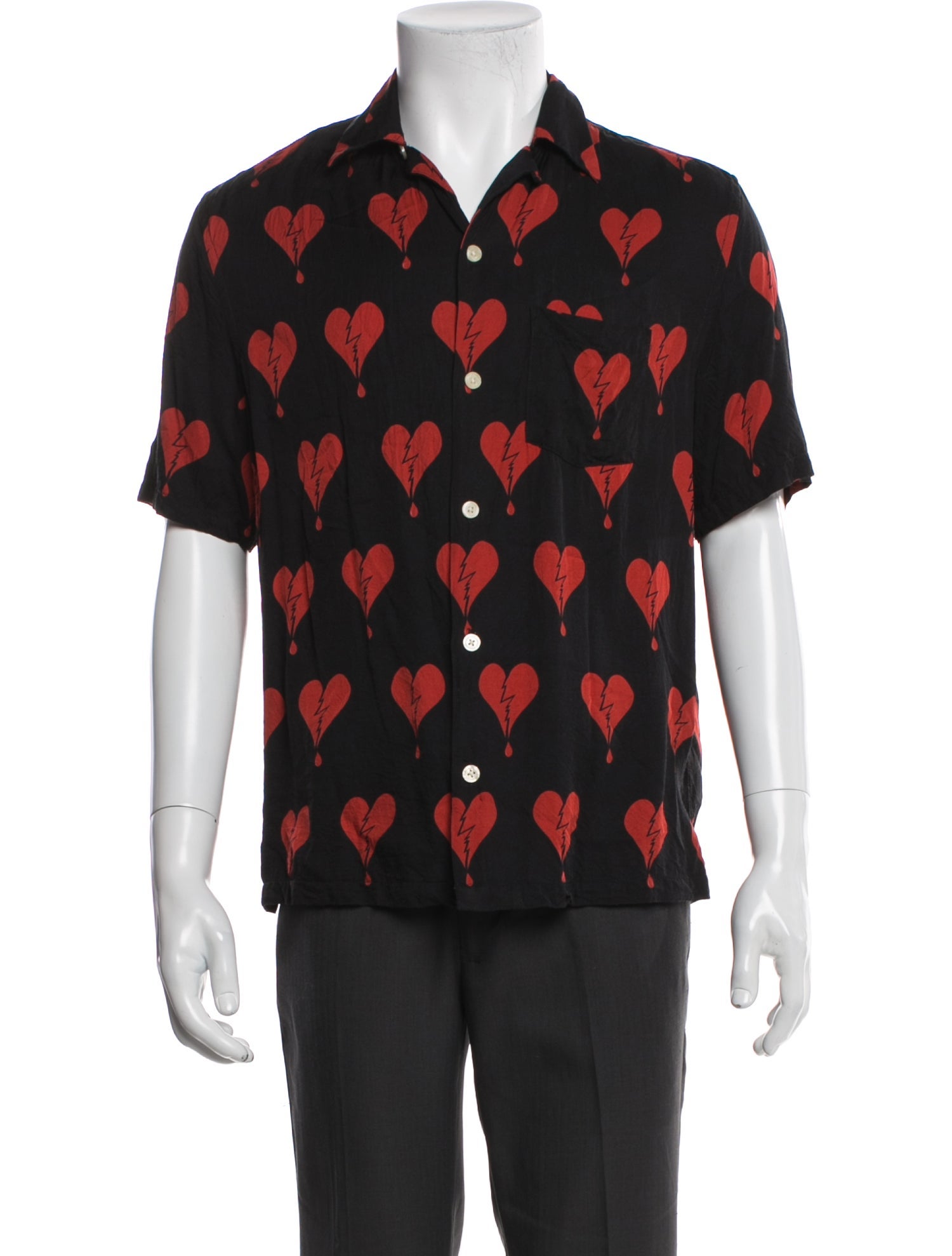 AllSaints Printed Short Sleeve Shirt