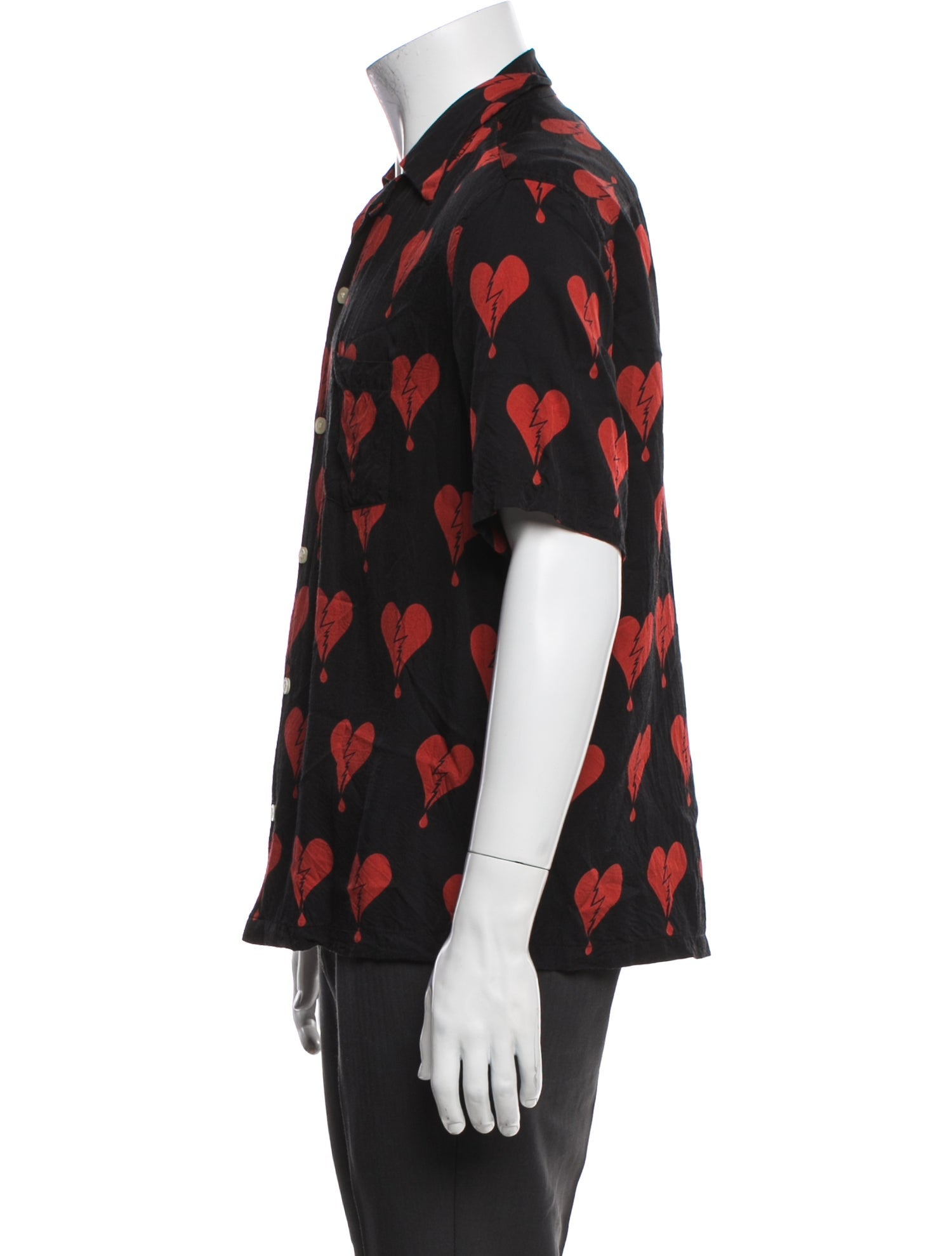 AllSaints Printed Short Sleeve Shirt