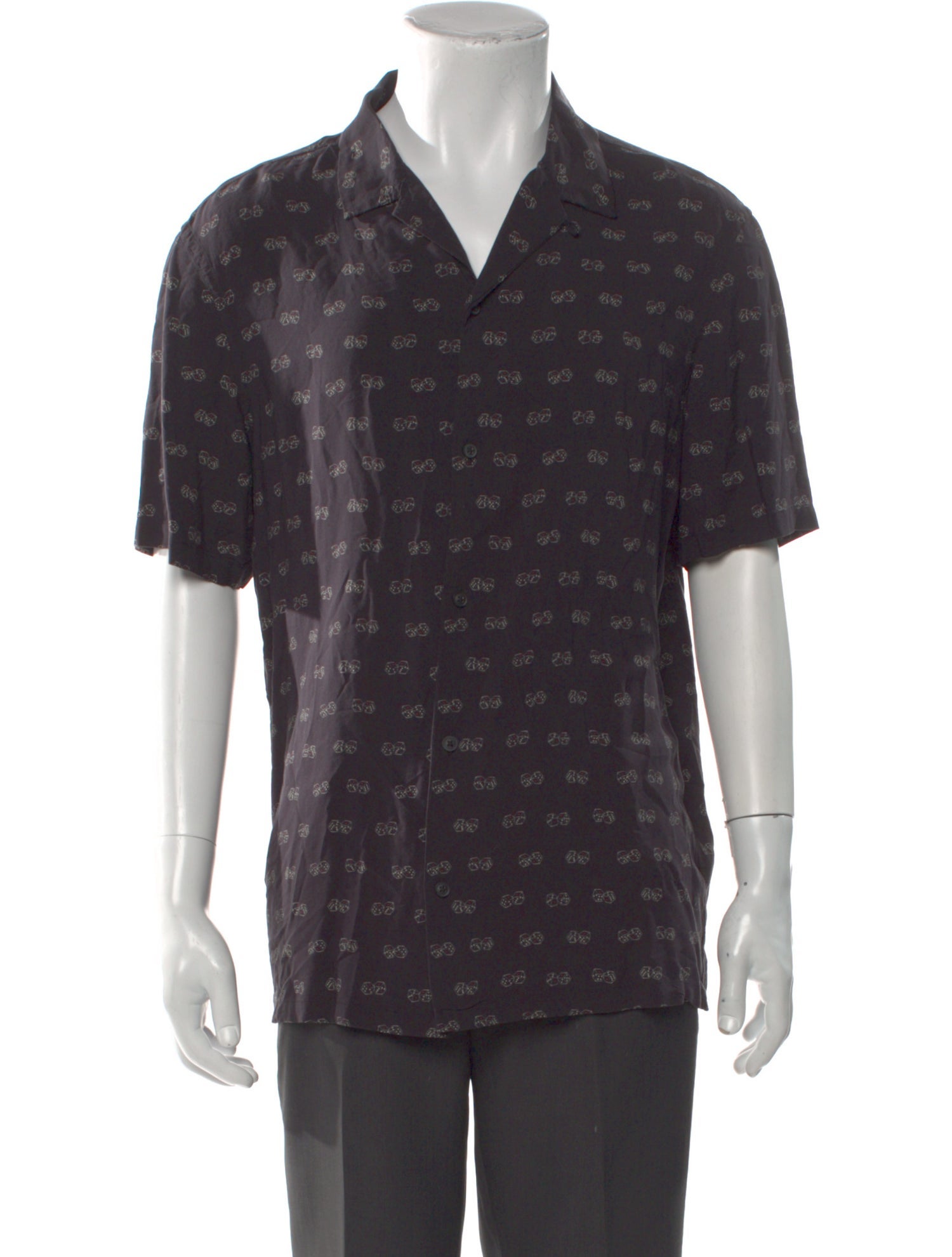 AllSaints Printed Short Sleeve Shirt