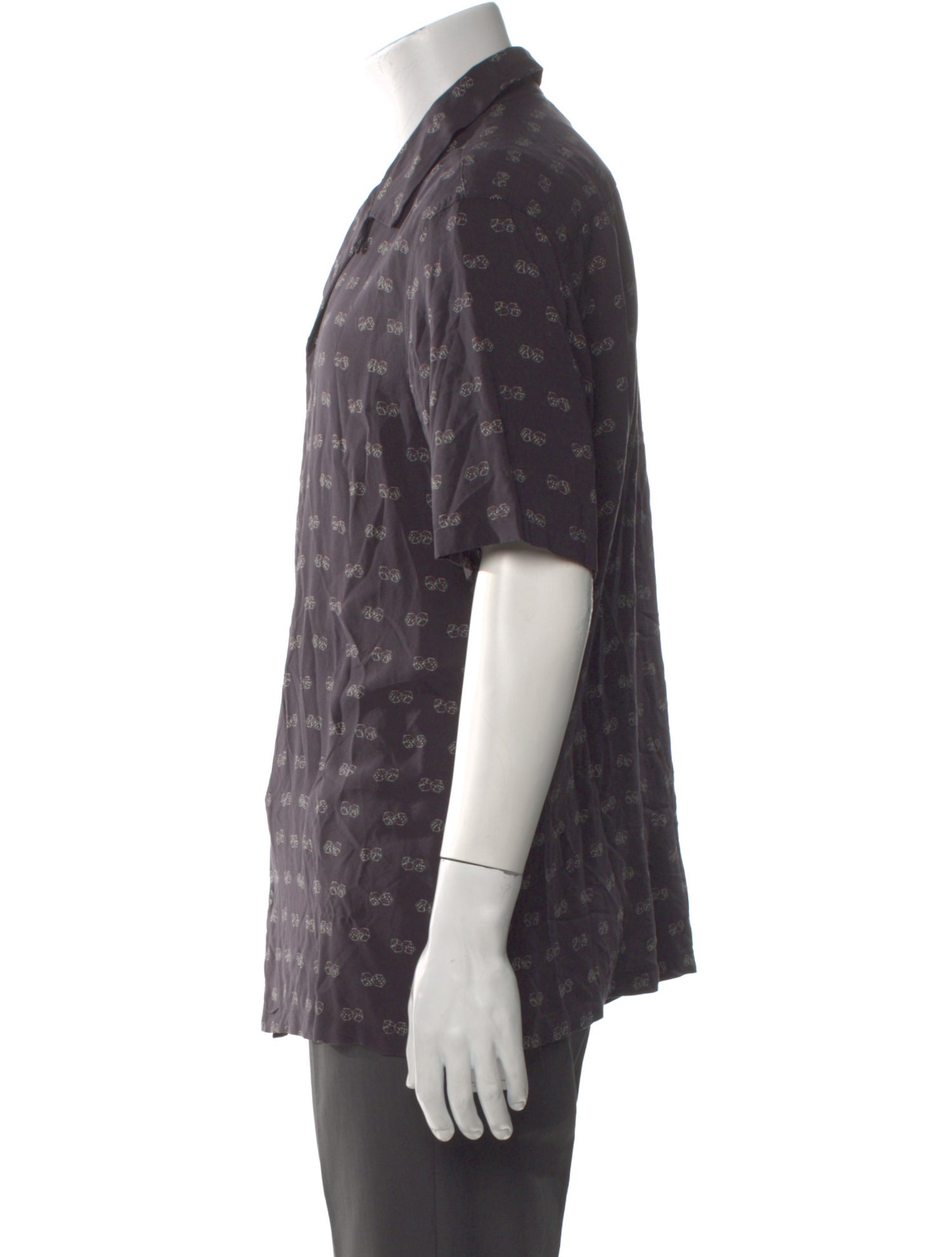 AllSaints Printed Short Sleeve Shirt