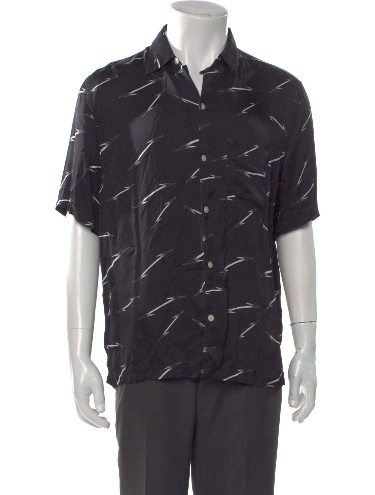 AllSaints Printed Short Sleeve Shirt