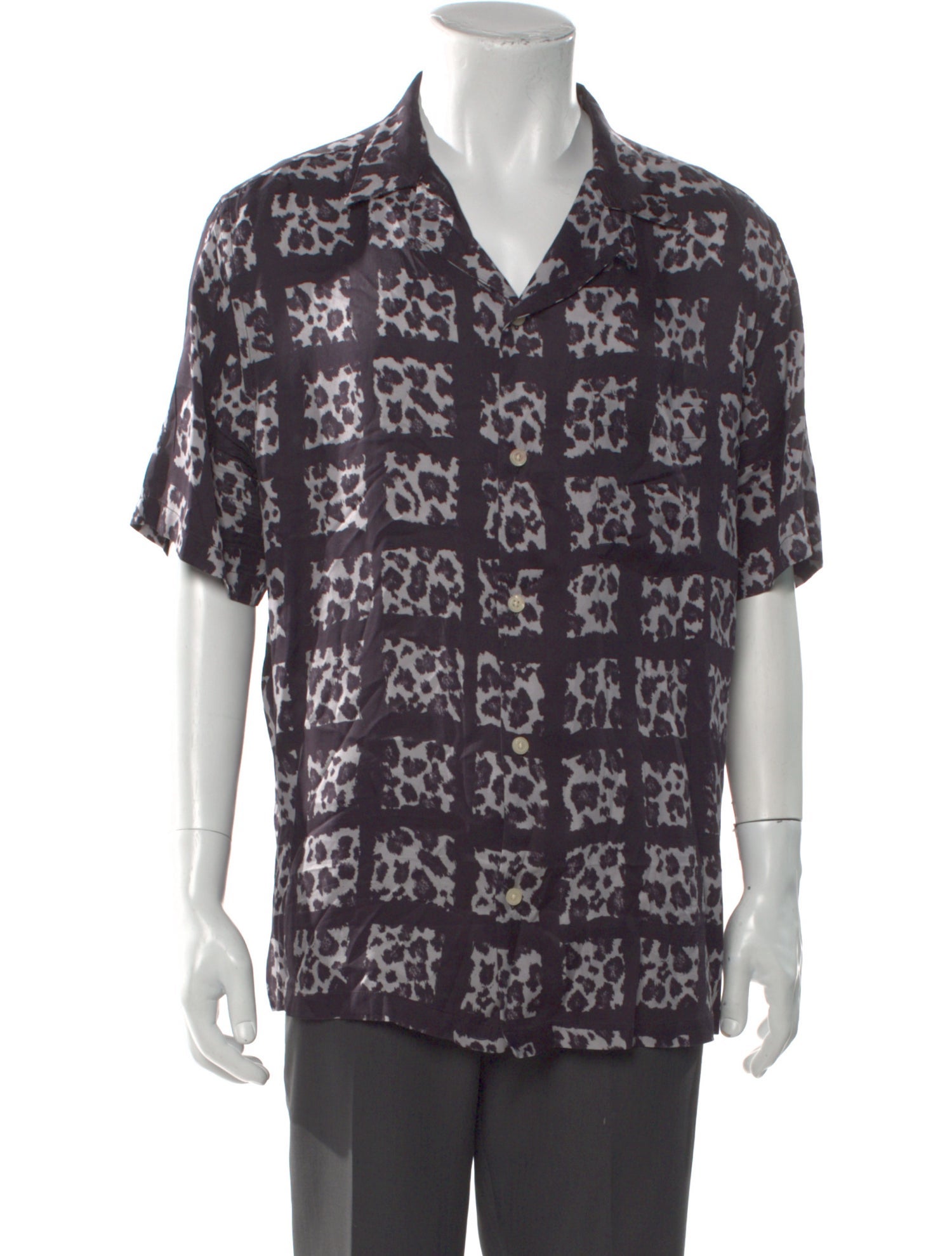AllSaints Printed Short Sleeve Shirt