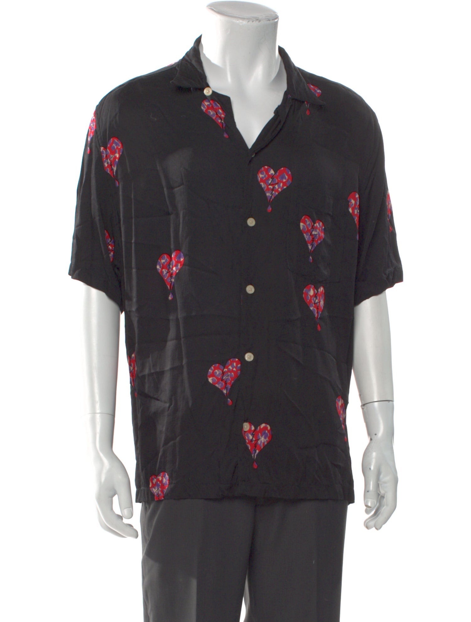 AllSaints Printed Short Sleeve Shirt