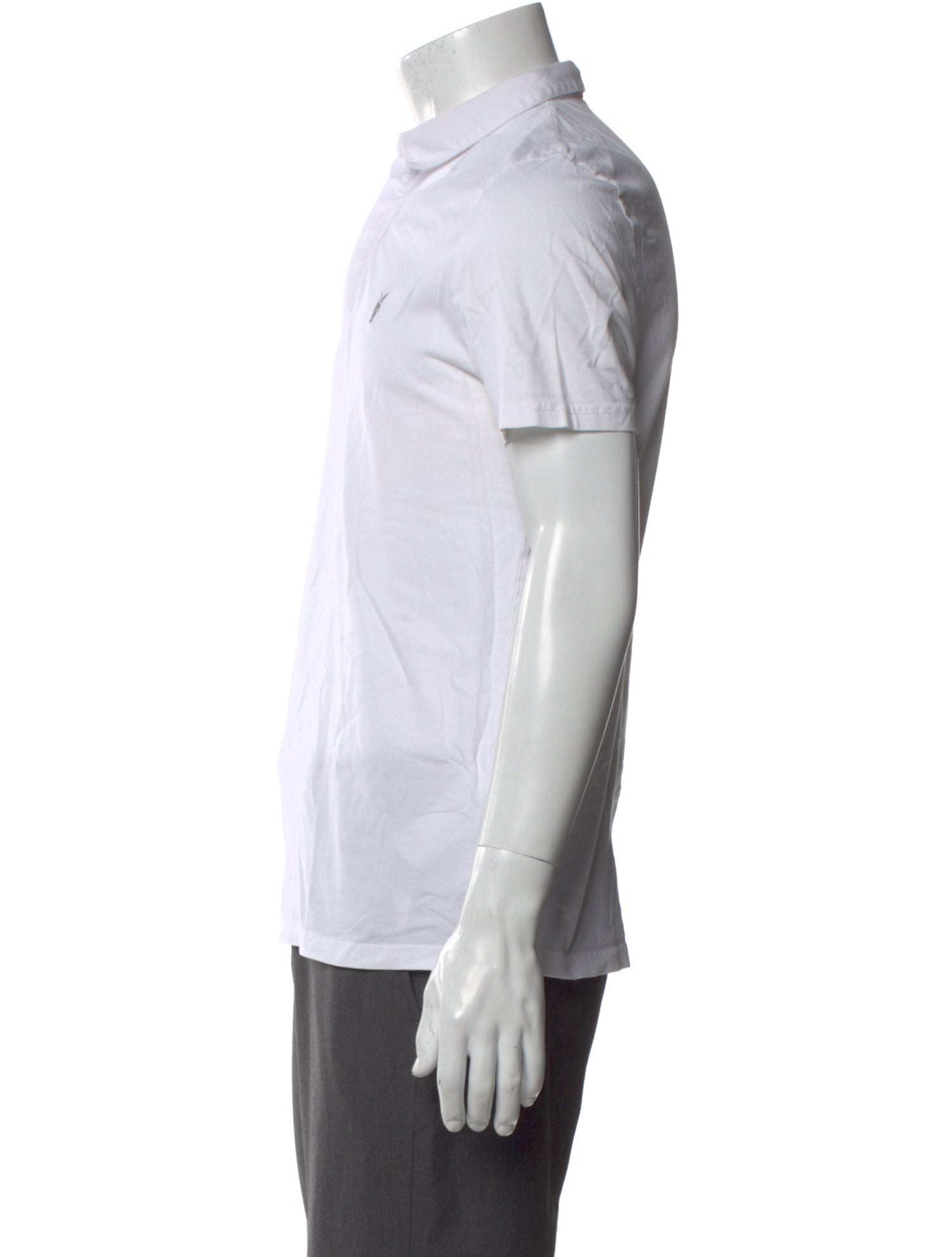 AllSaints Collar Short Sleeve Polo Shirt