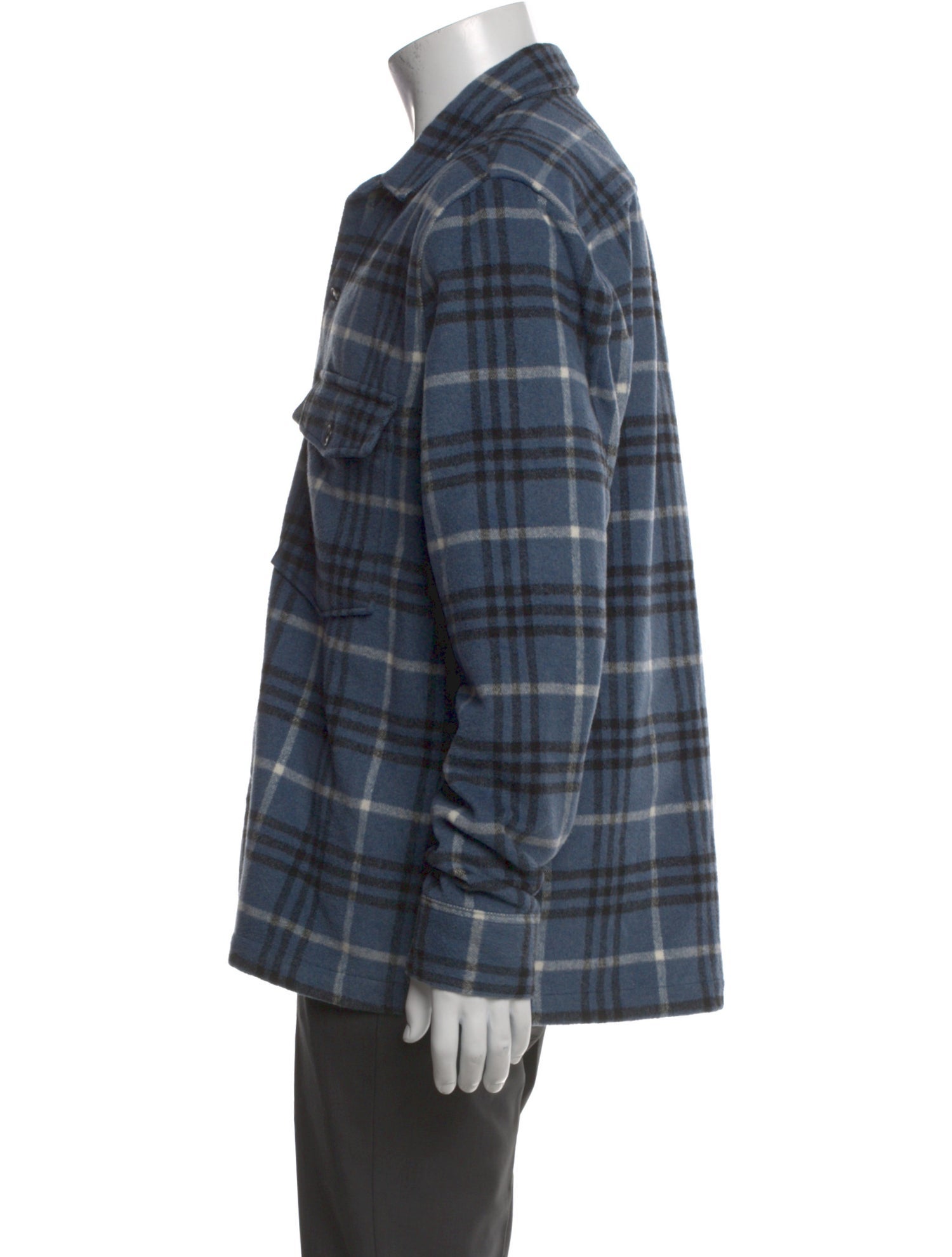 AllSaints Plaid Print Long Sleeve Shirt