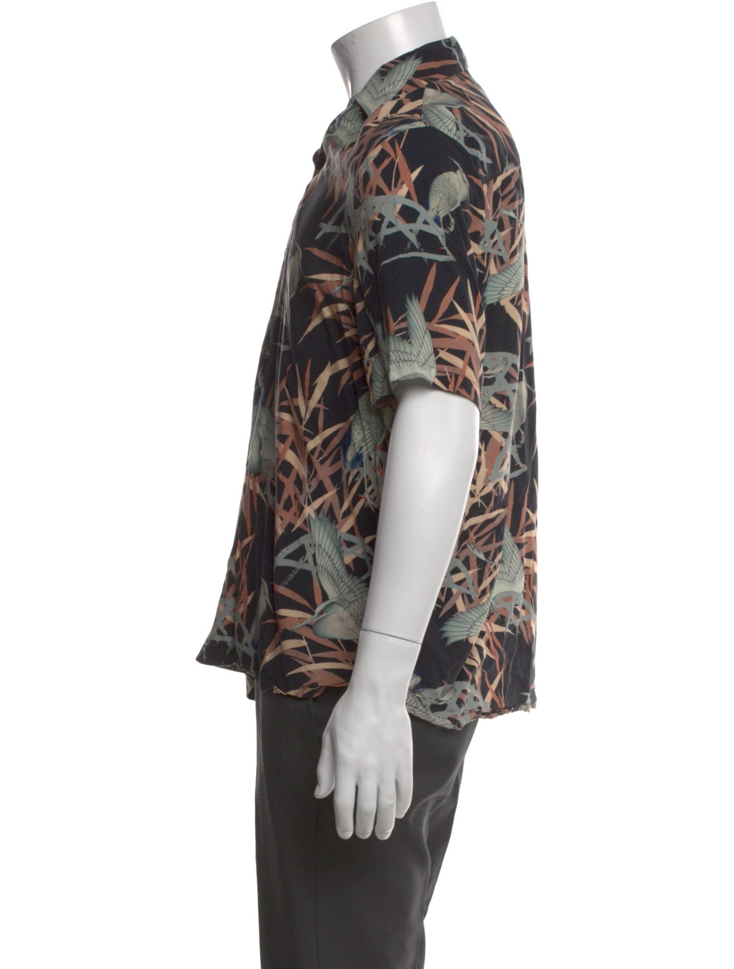 AllSaints Printed Short Sleeve Shirt