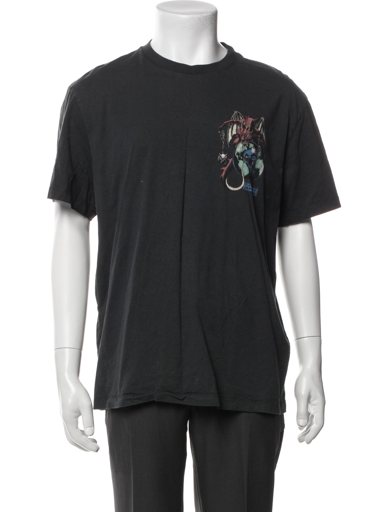 AllSaints Graphic Print Crew Neck T-Shirt