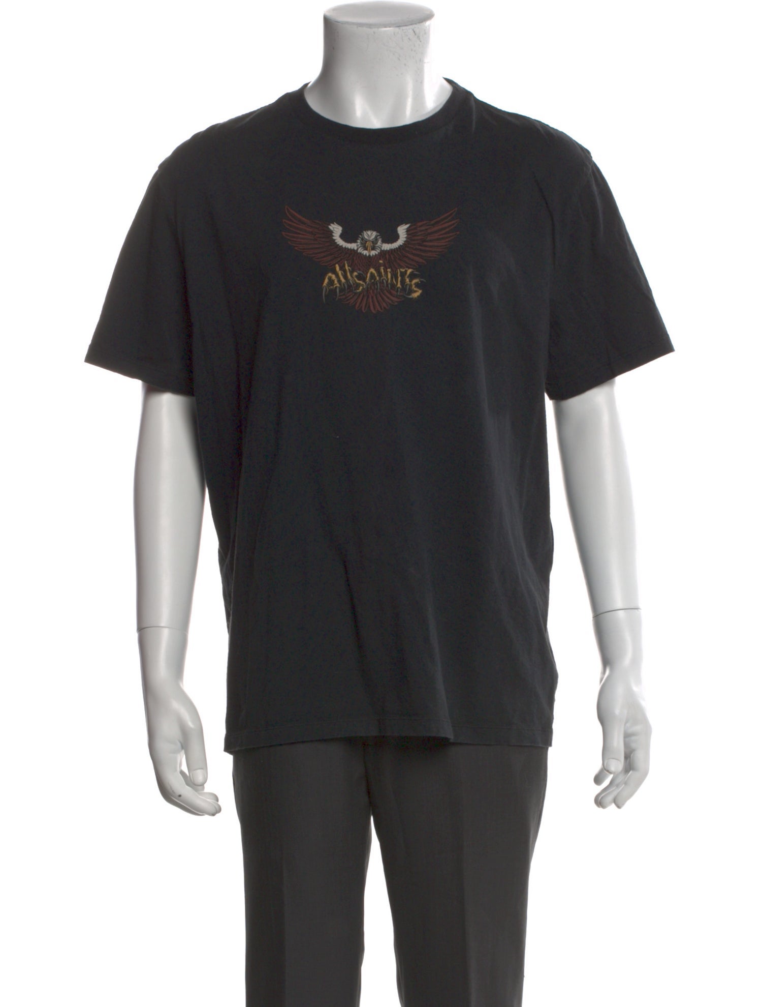 AllSaints Graphic Print Crew Neck T-Shirt