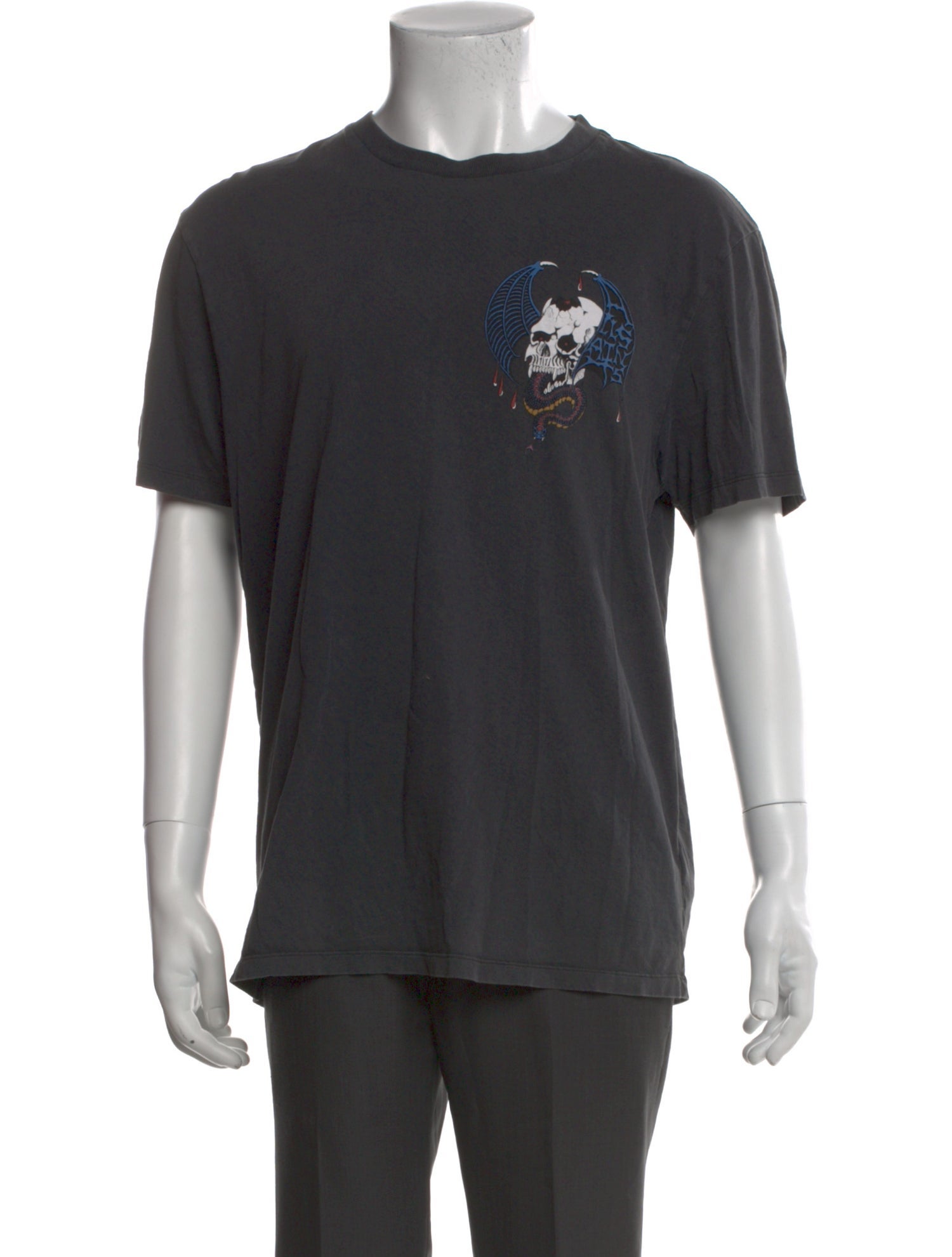 AllSaints Graphic Print Crew Neck T-Shirt