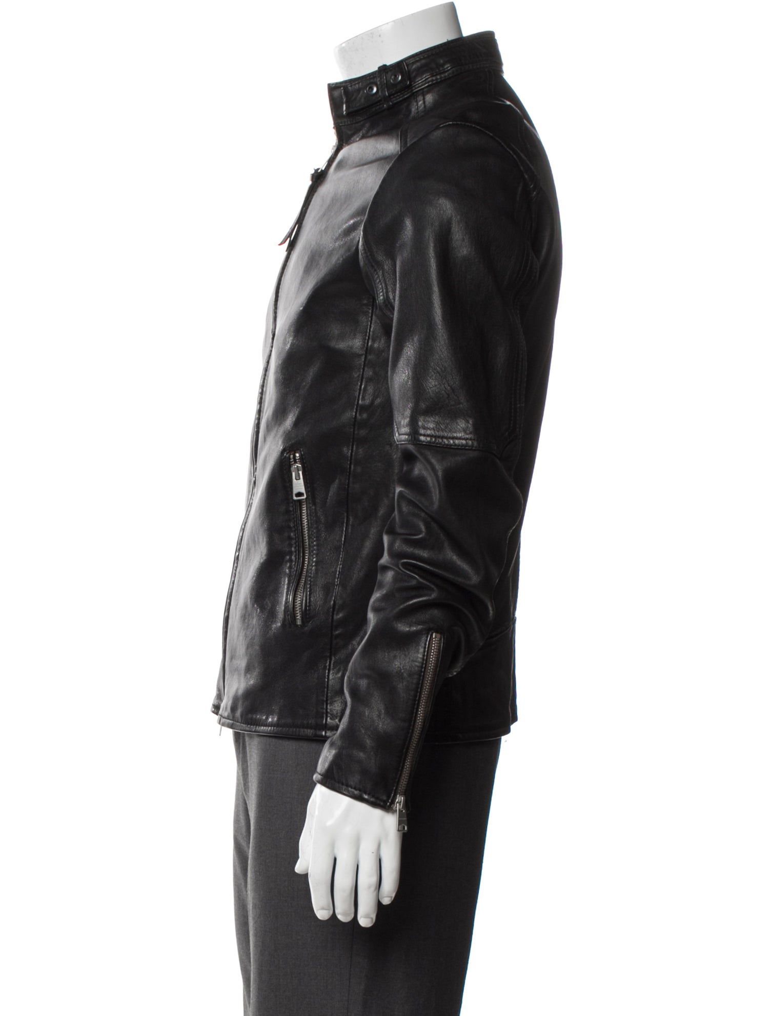 AllSaints Leather Moto Jacket
