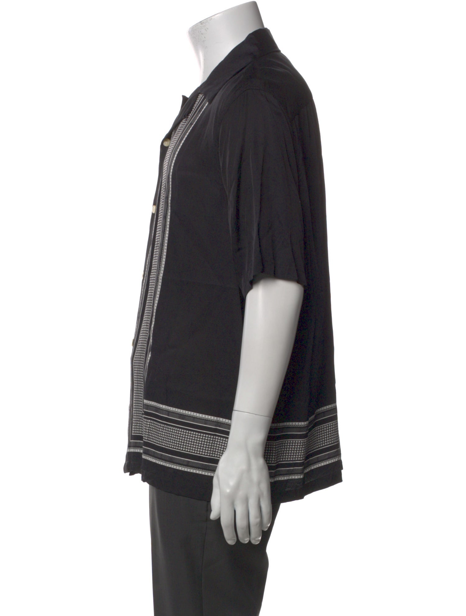 AllSaints Striped Short Sleeve Shirt