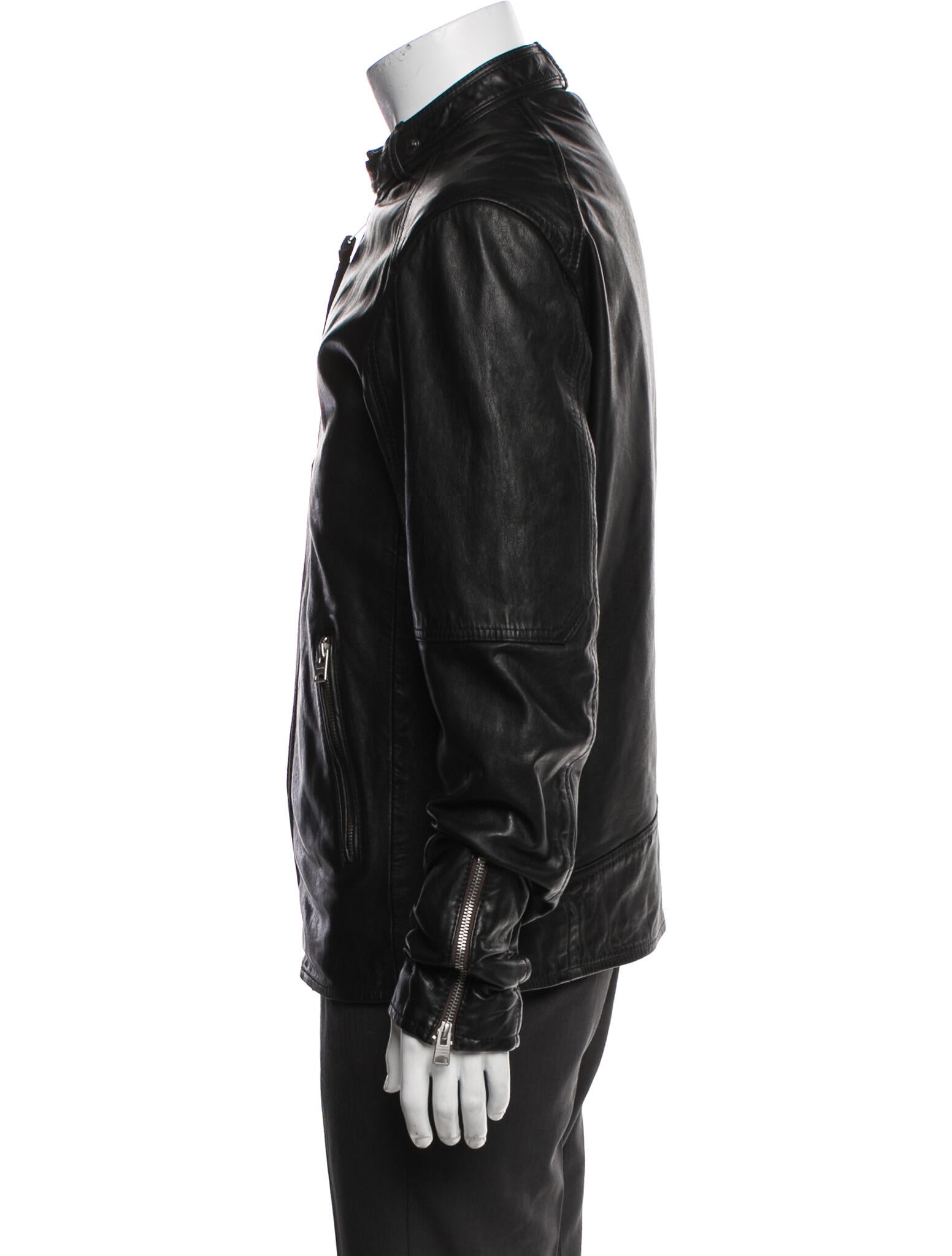 AllSaints Leather Moto Jacket
