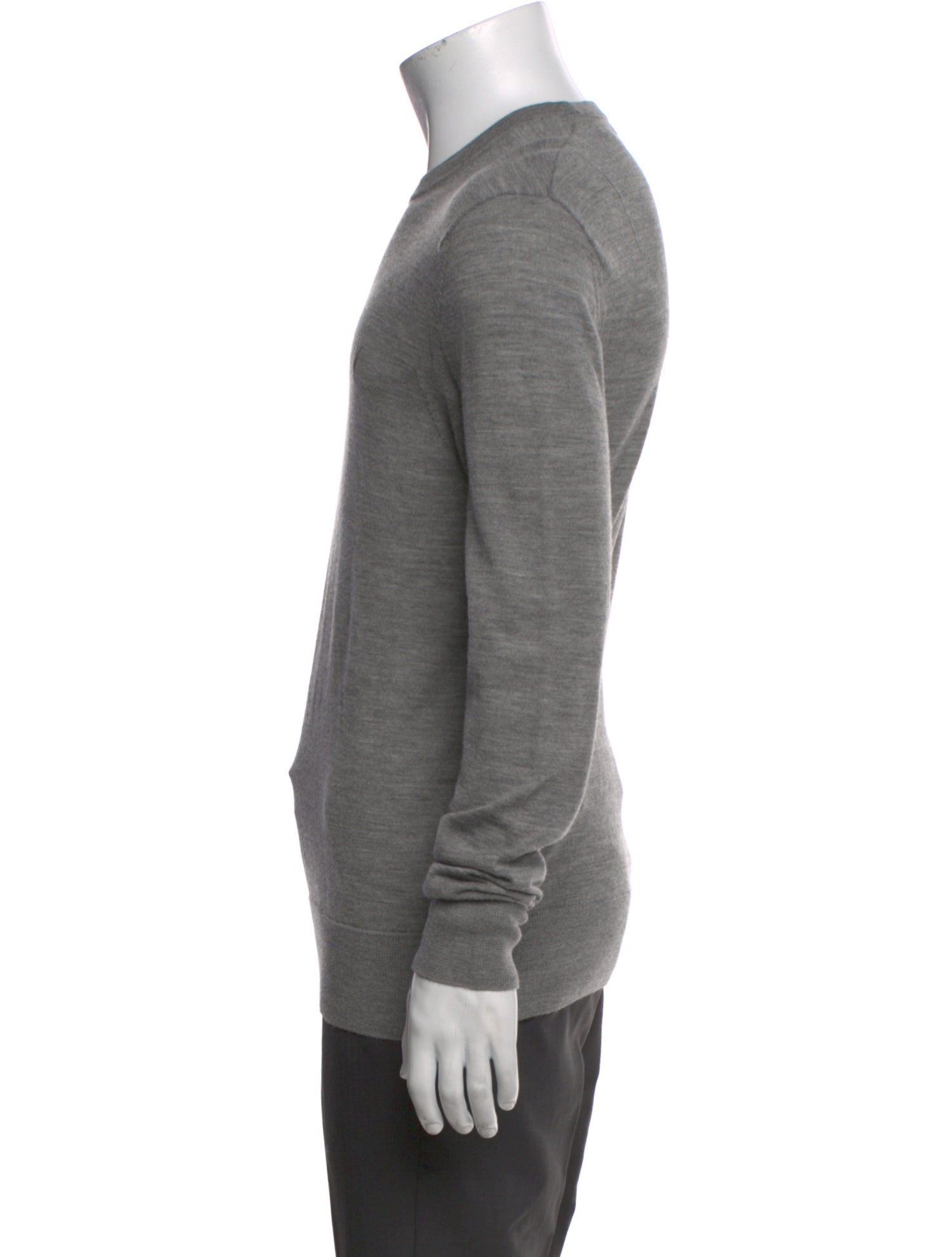 AllSaints Merino Wool Crew Neck Pullover
