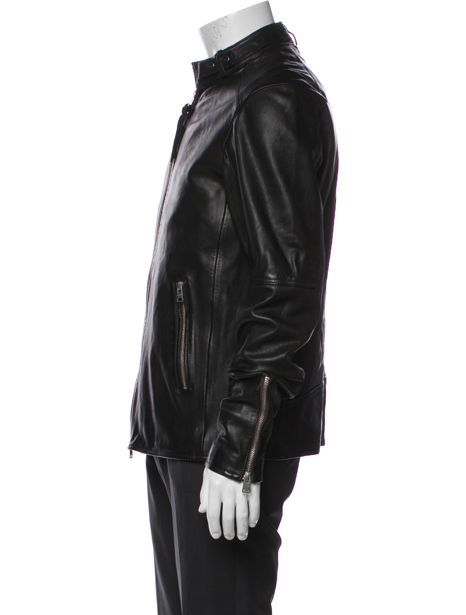 AllSaints Leather Moto Jacket w/ Tags