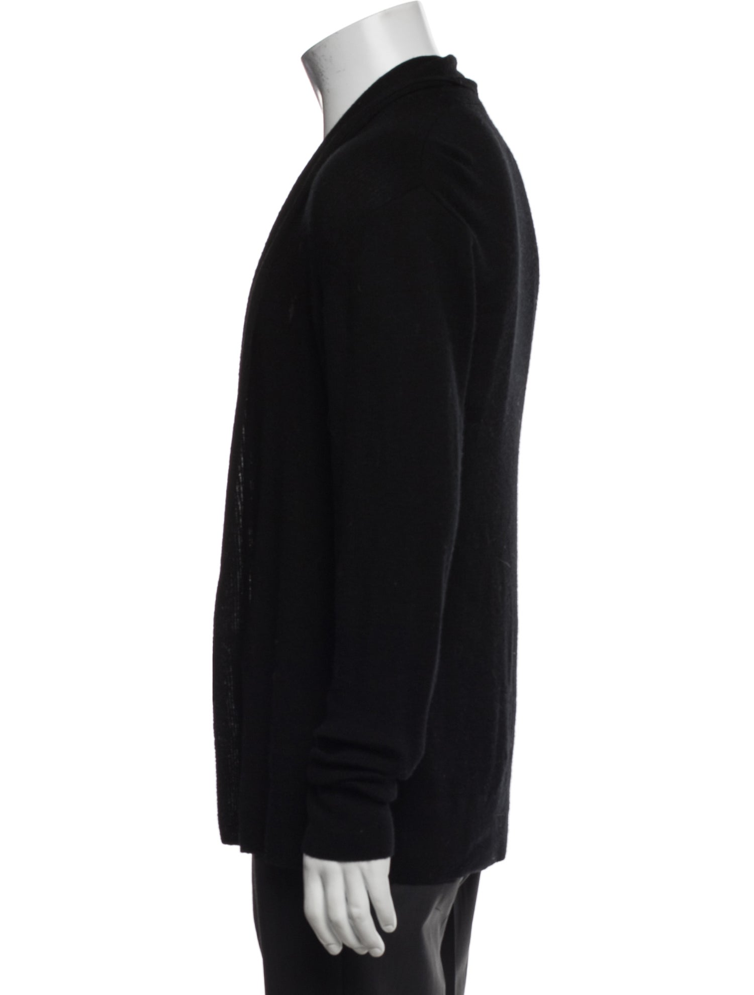 AllSaints Merino Wool Open Front Cardigan