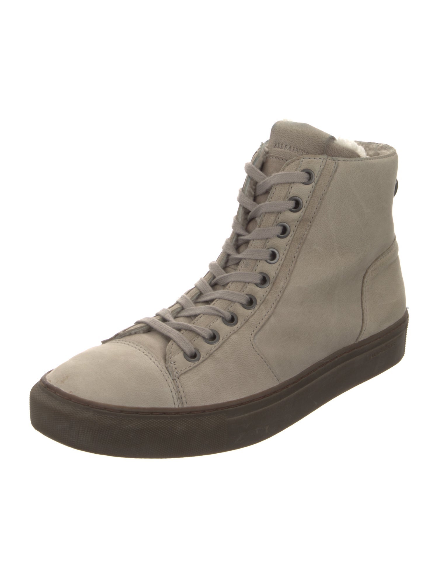 AllSaints Suede Lace-Up Boots