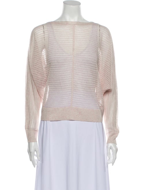 AllSaints Bateau Neckline Sweater Pink