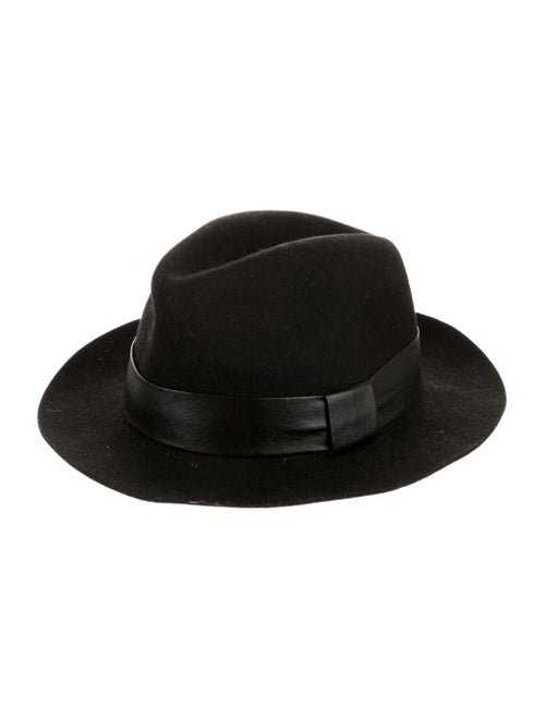 AllSaints Wool Fedora Hat black