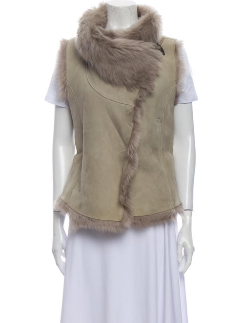 AllSaints Shearling Vest