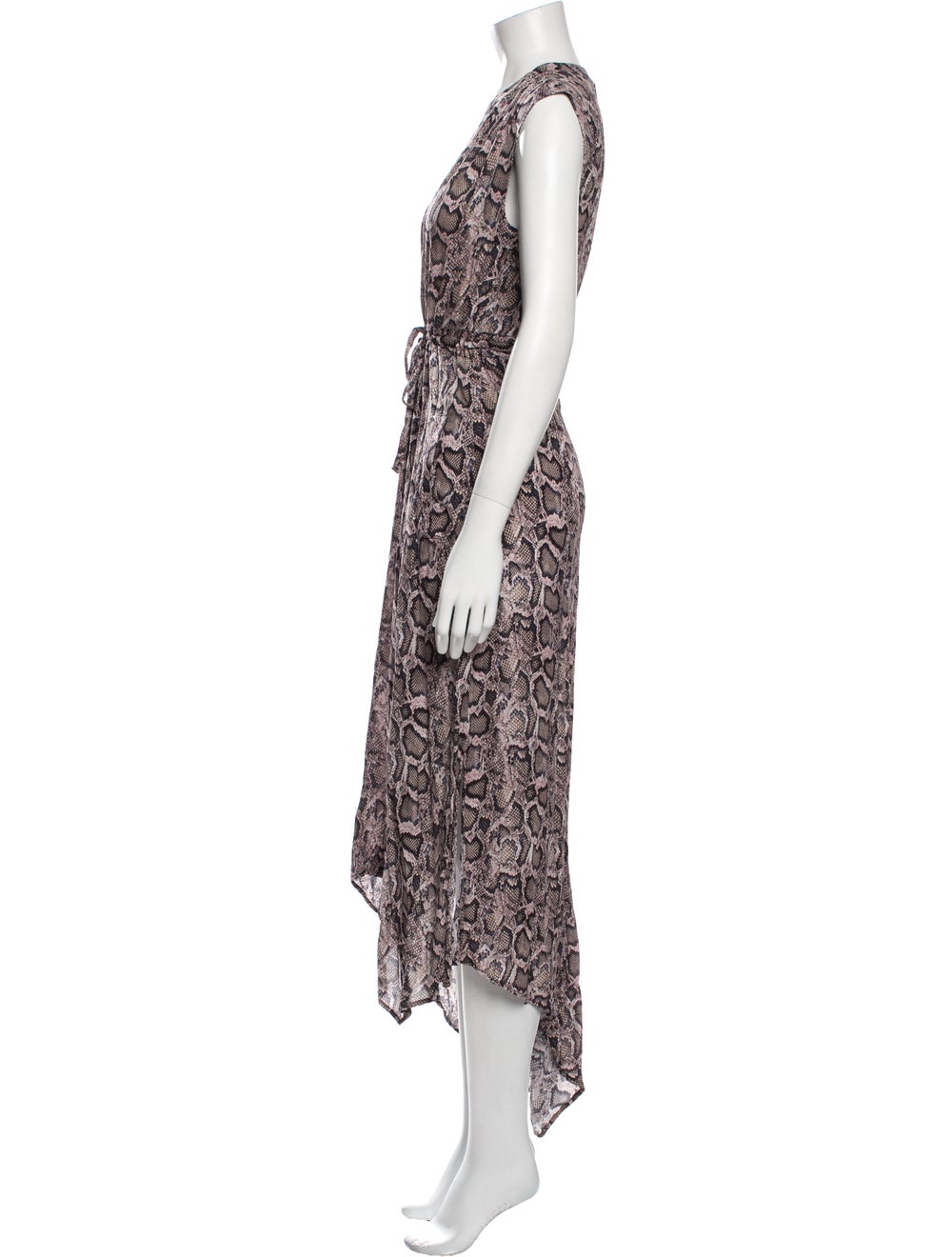 AllSaints Animal Print Long Dress - image 2