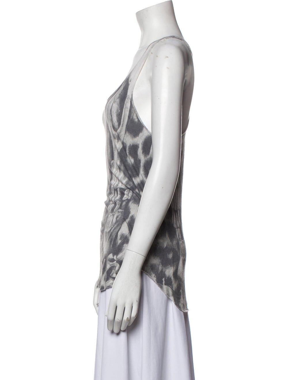 AllSaints Animal Print Scoop Neck T-Shirt - image 2