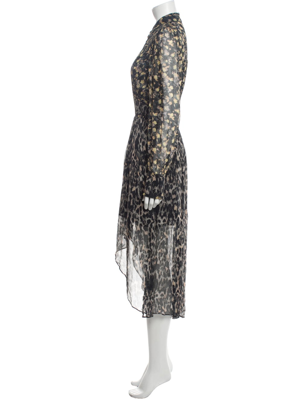 AllSaints Animal Print Long Dress - image 2