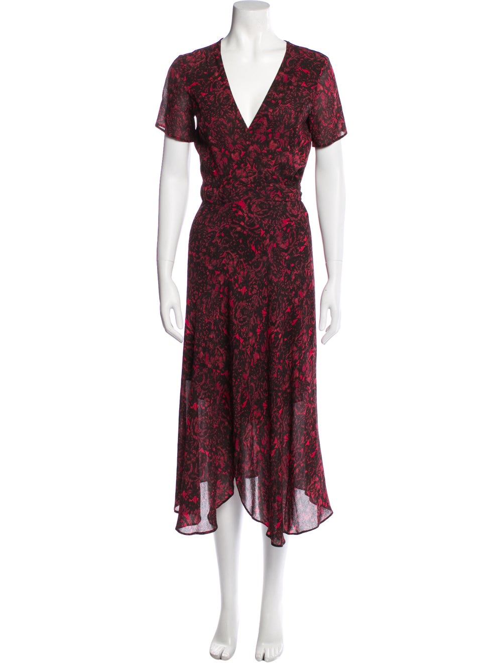 AllSaints Floral Print Long Dress - image 1