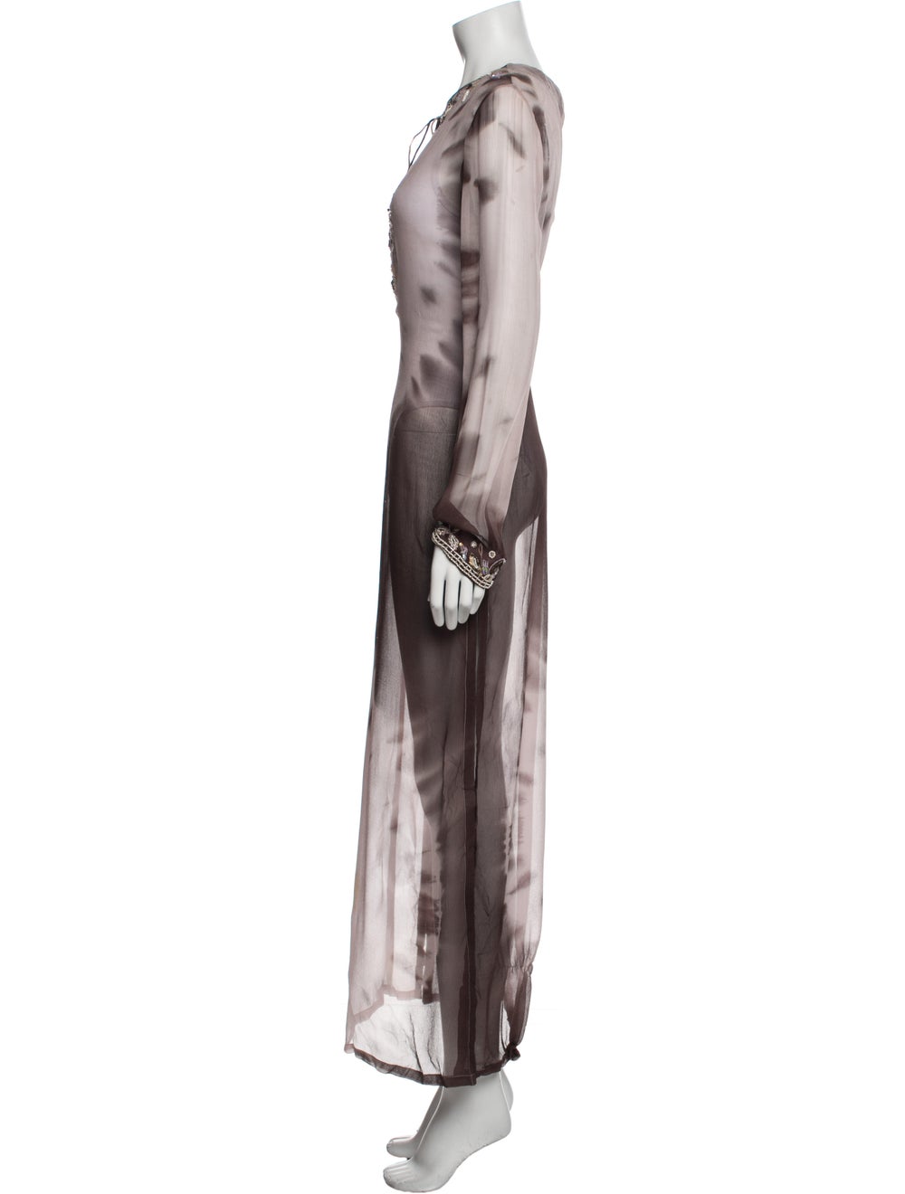 AllSaints Tie-Dye Print Long Dress - image 2