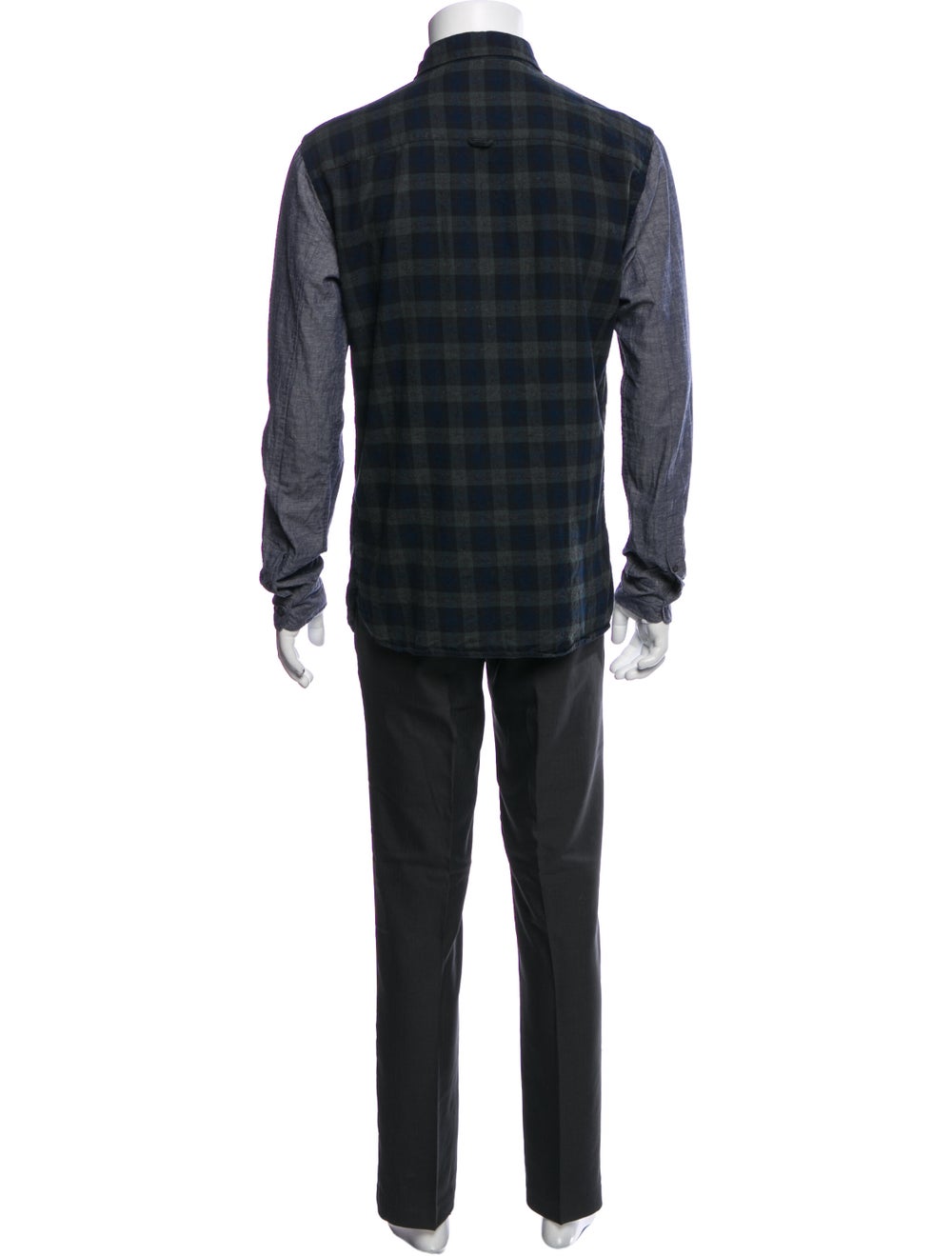 AllSaints Plaid Print Long Sleeve Shirt - image 3