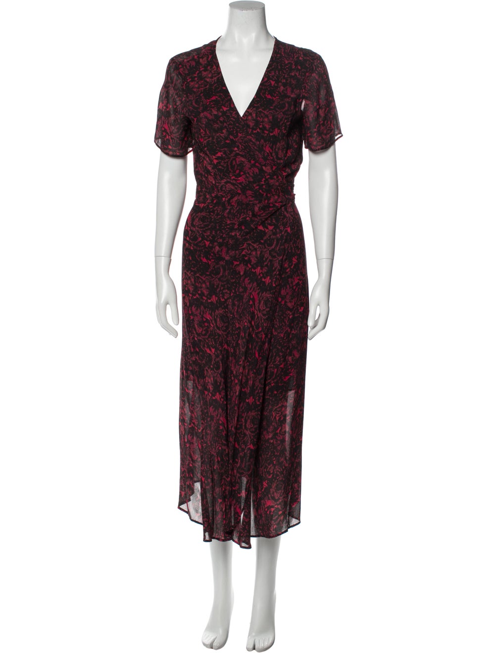 AllSaints Floral Print Long Dress - image 1