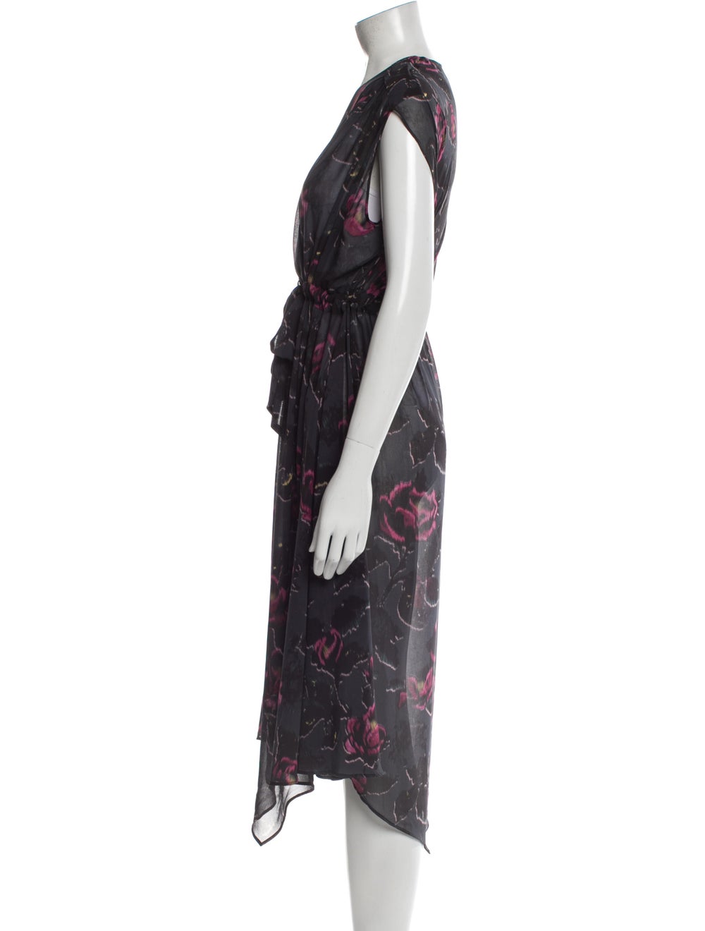 AllSaints Floral Print Long Dress - image 2