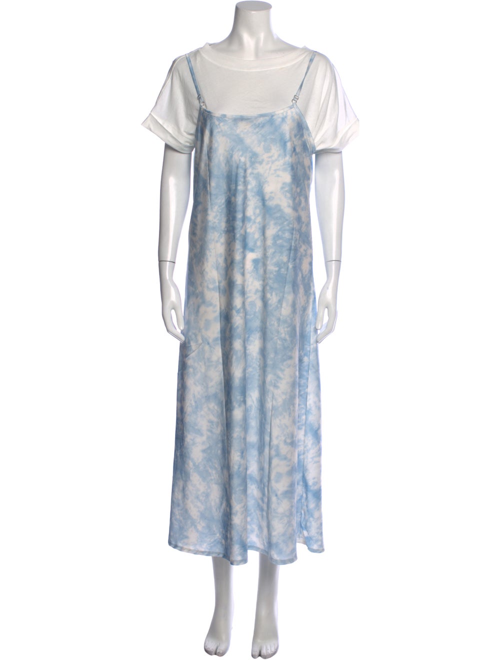 AllSaints Tie-Dye Print Long Dress - image 1