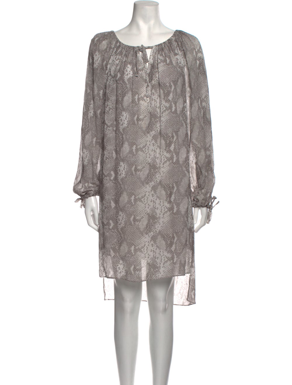 AllSaints Animal Print Midi Length Dress - image 1