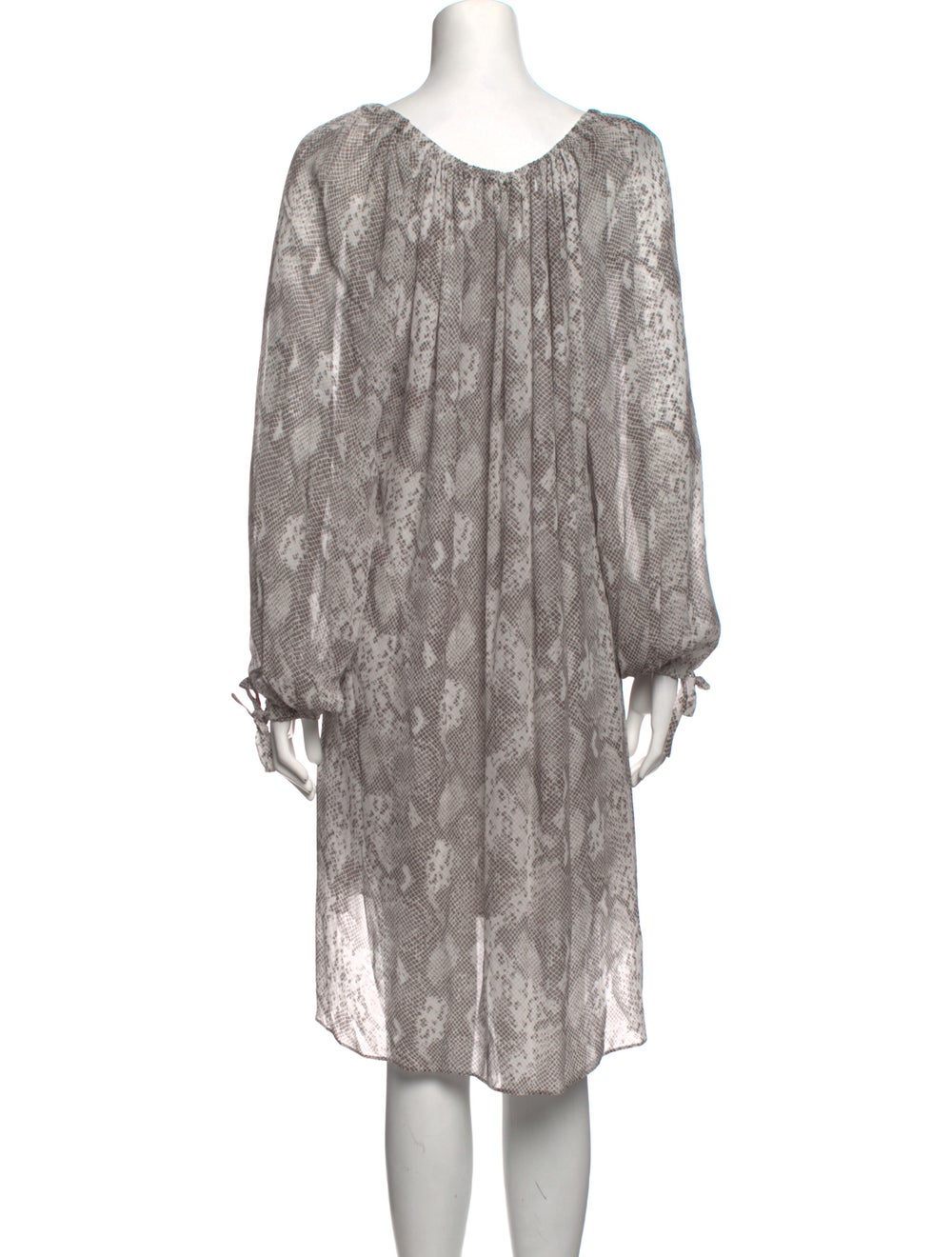 AllSaints Animal Print Midi Length Dress - image 3