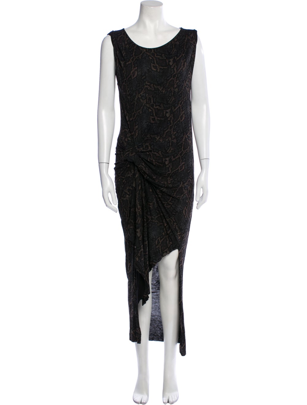 AllSaints Animal Print Long Dress - image 1