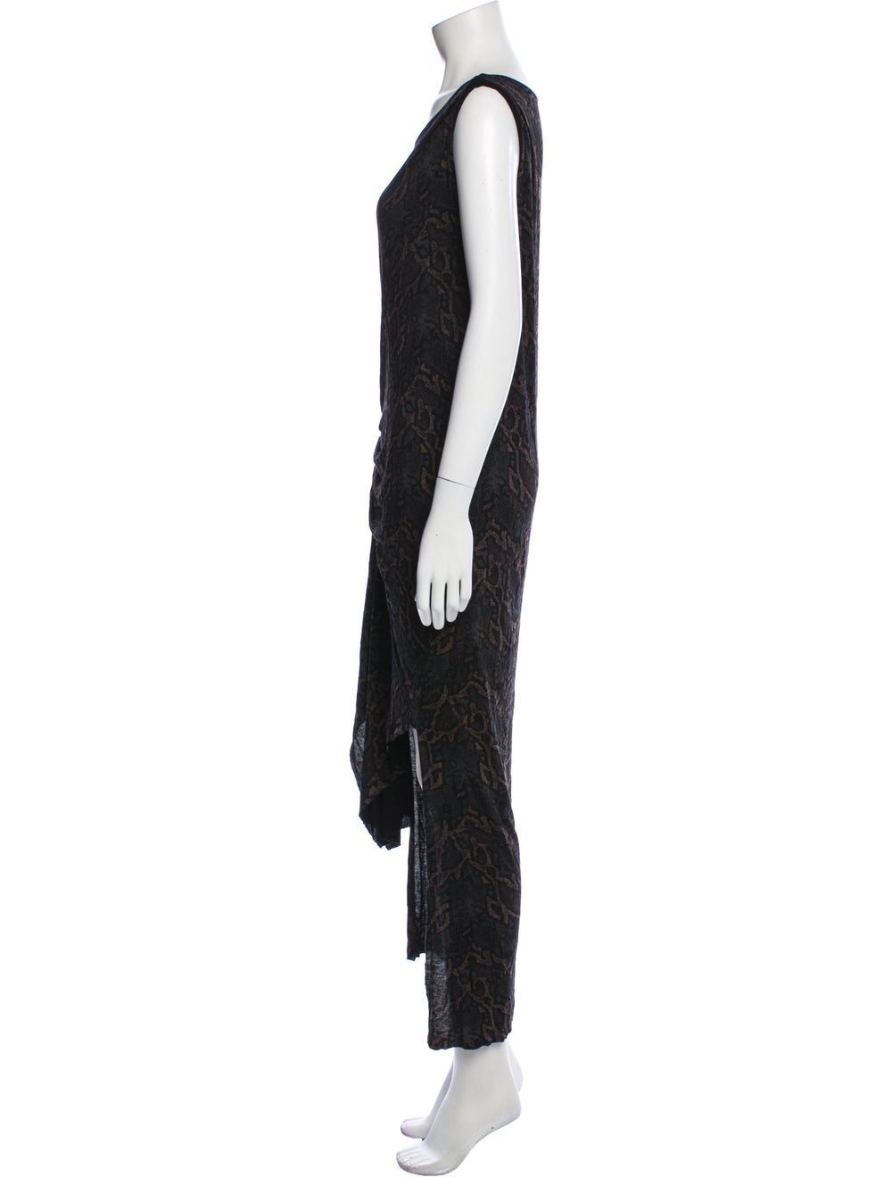 AllSaints Animal Print Long Dress - image 2