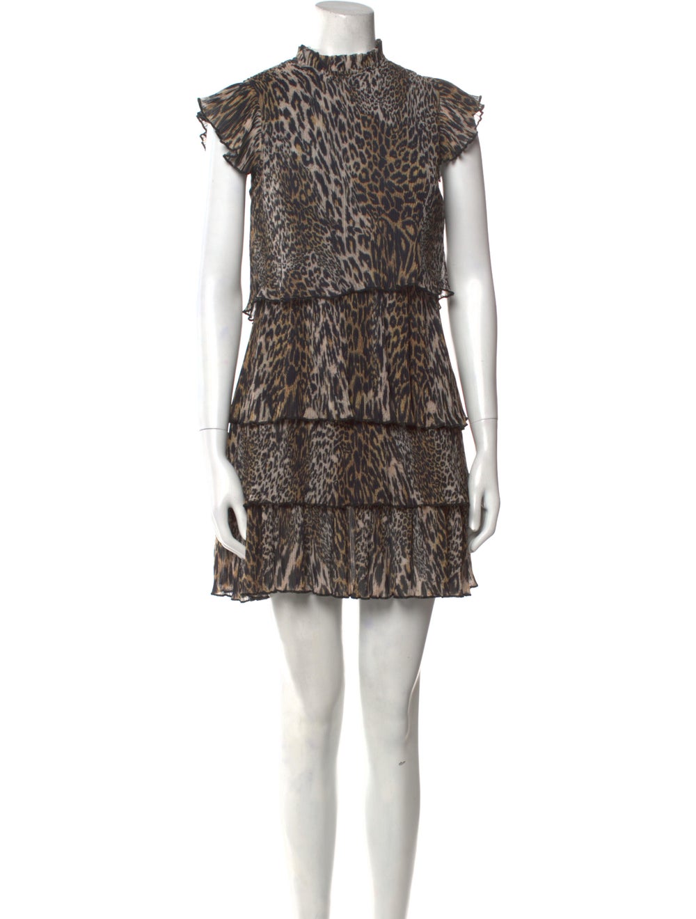 AllSaints Animal Print Mini Dress w/ Tags - image 1
