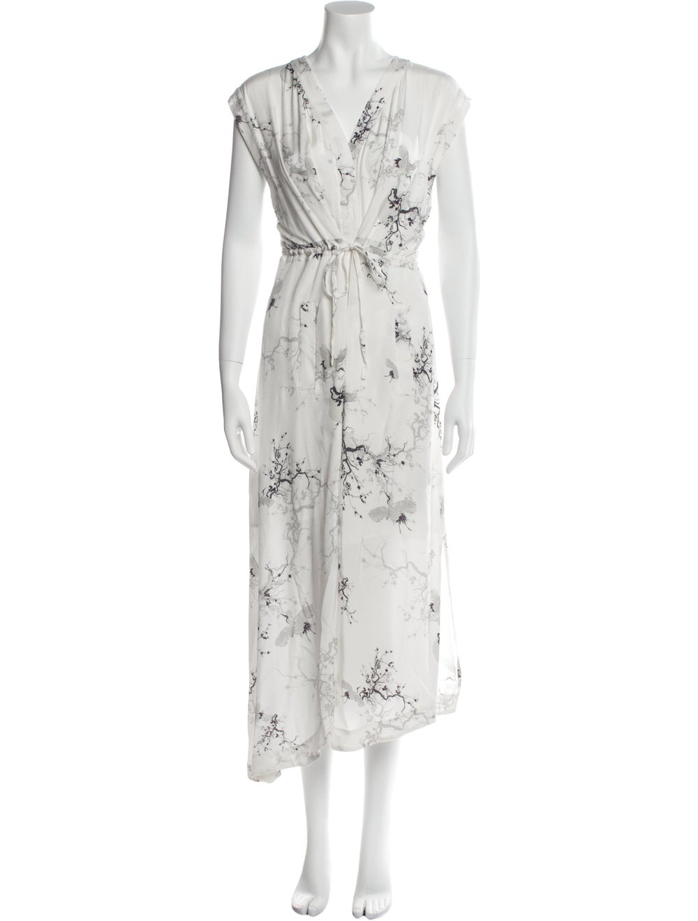 AllSaints Floral Print Long Dress - image 1