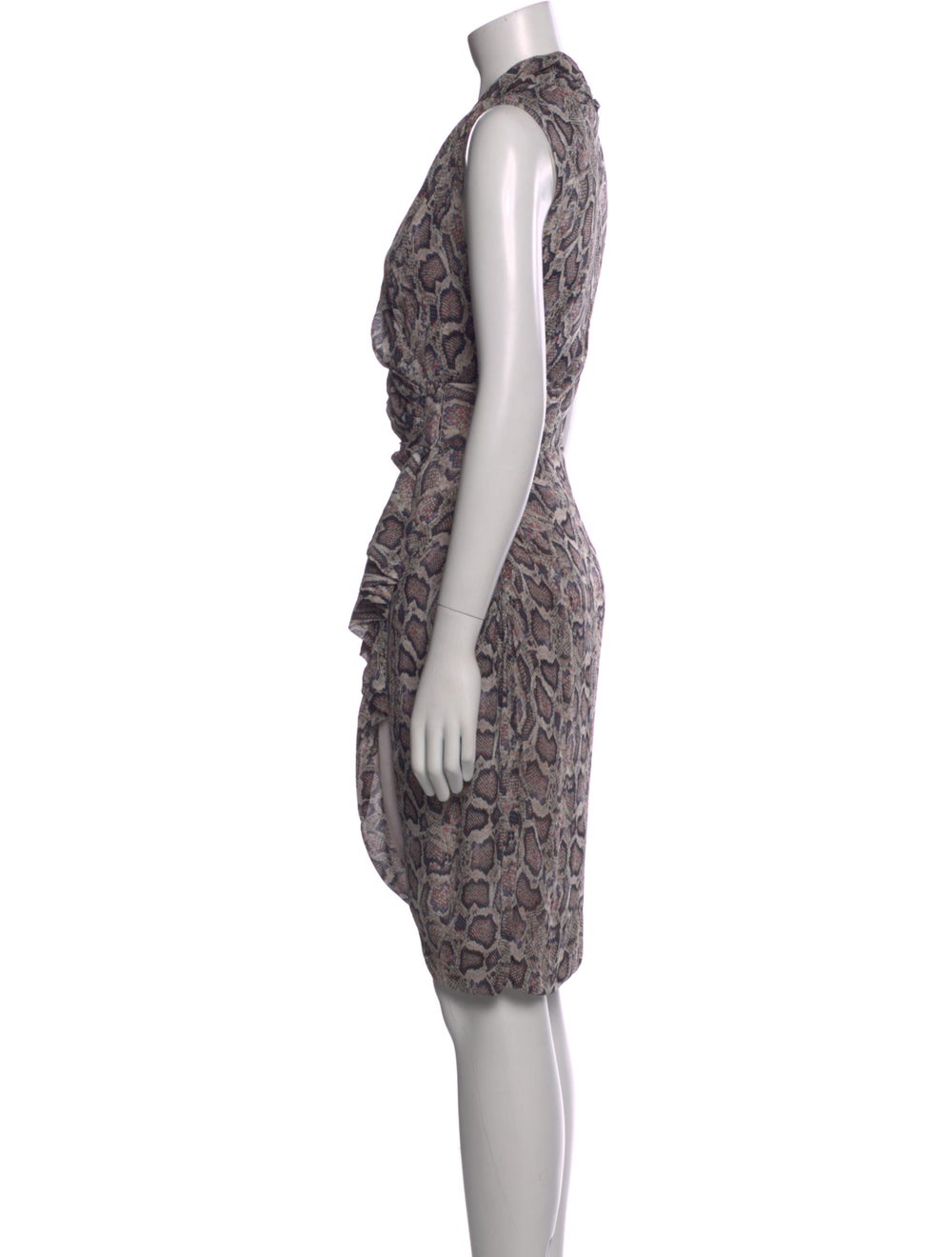 AllSaints Animal Print Knee-Length Dress - image 2